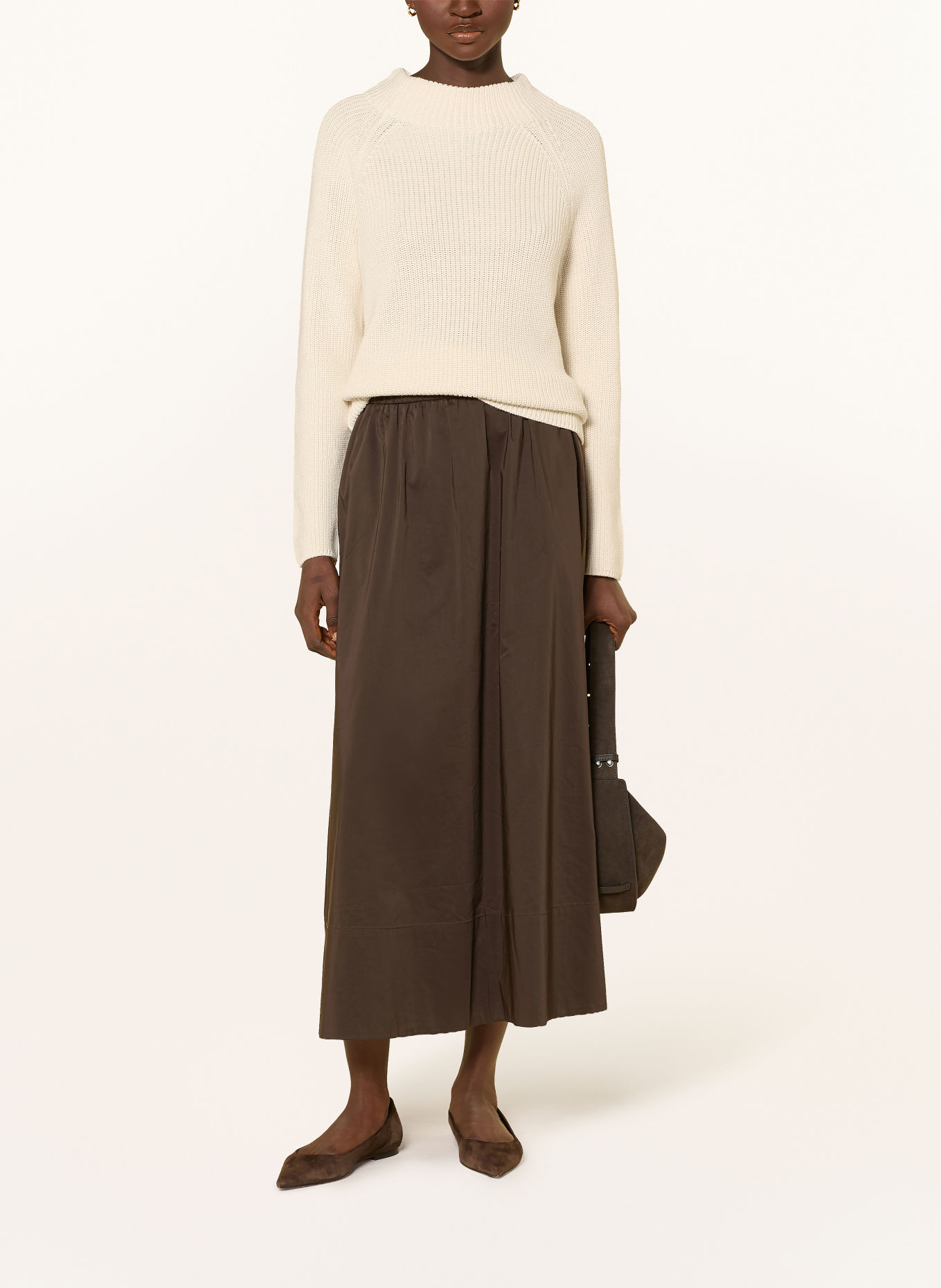 monari Turtleneck sweater: ECRU