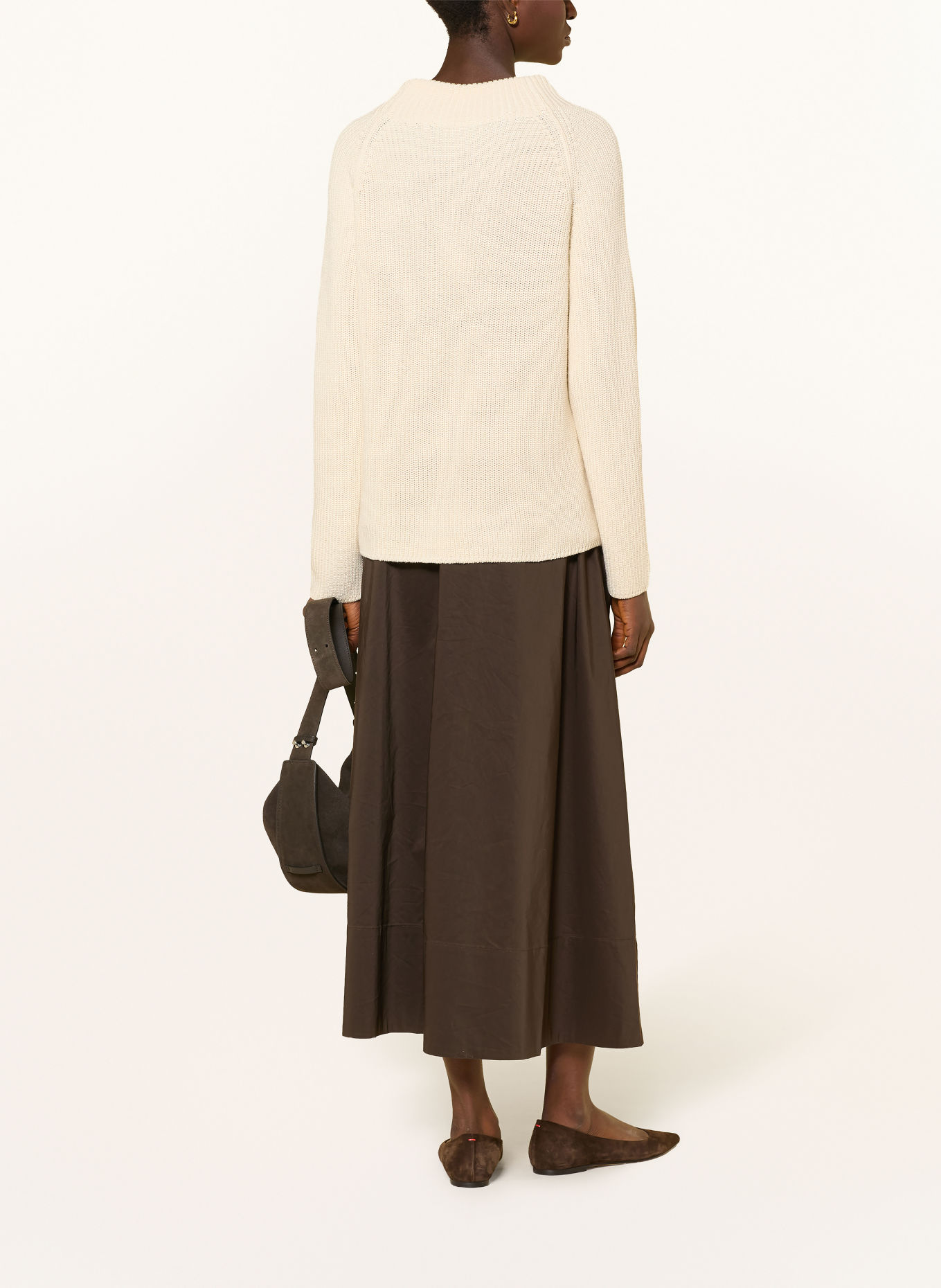 monari Turtleneck sweater: ECRU