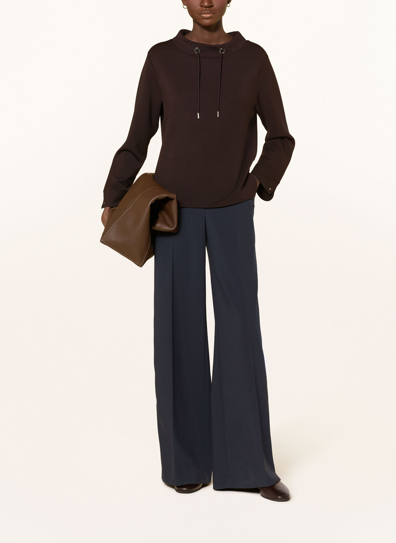 monari Sweatshirt: MÖRKBRUN