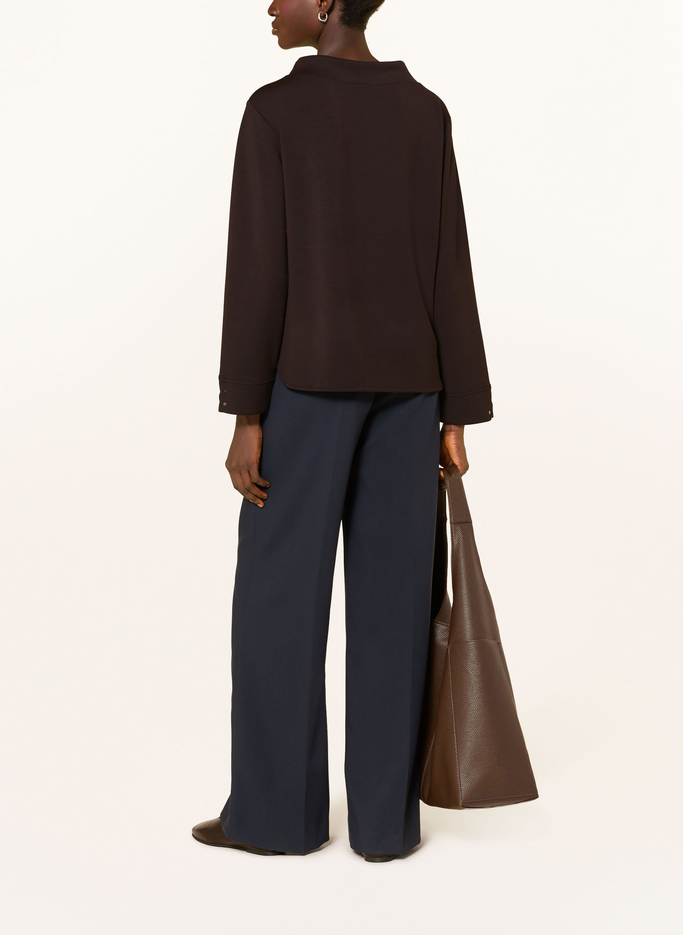 monari Sweatshirt: MÖRKBRUN