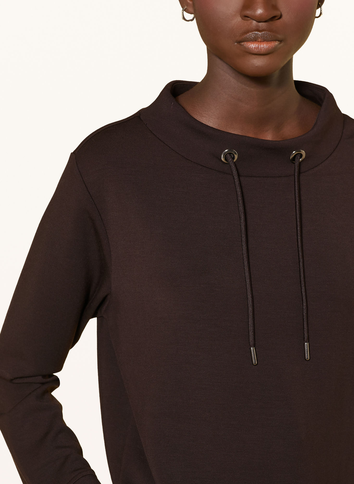 monari Sweatshirt: MÖRKBRUN