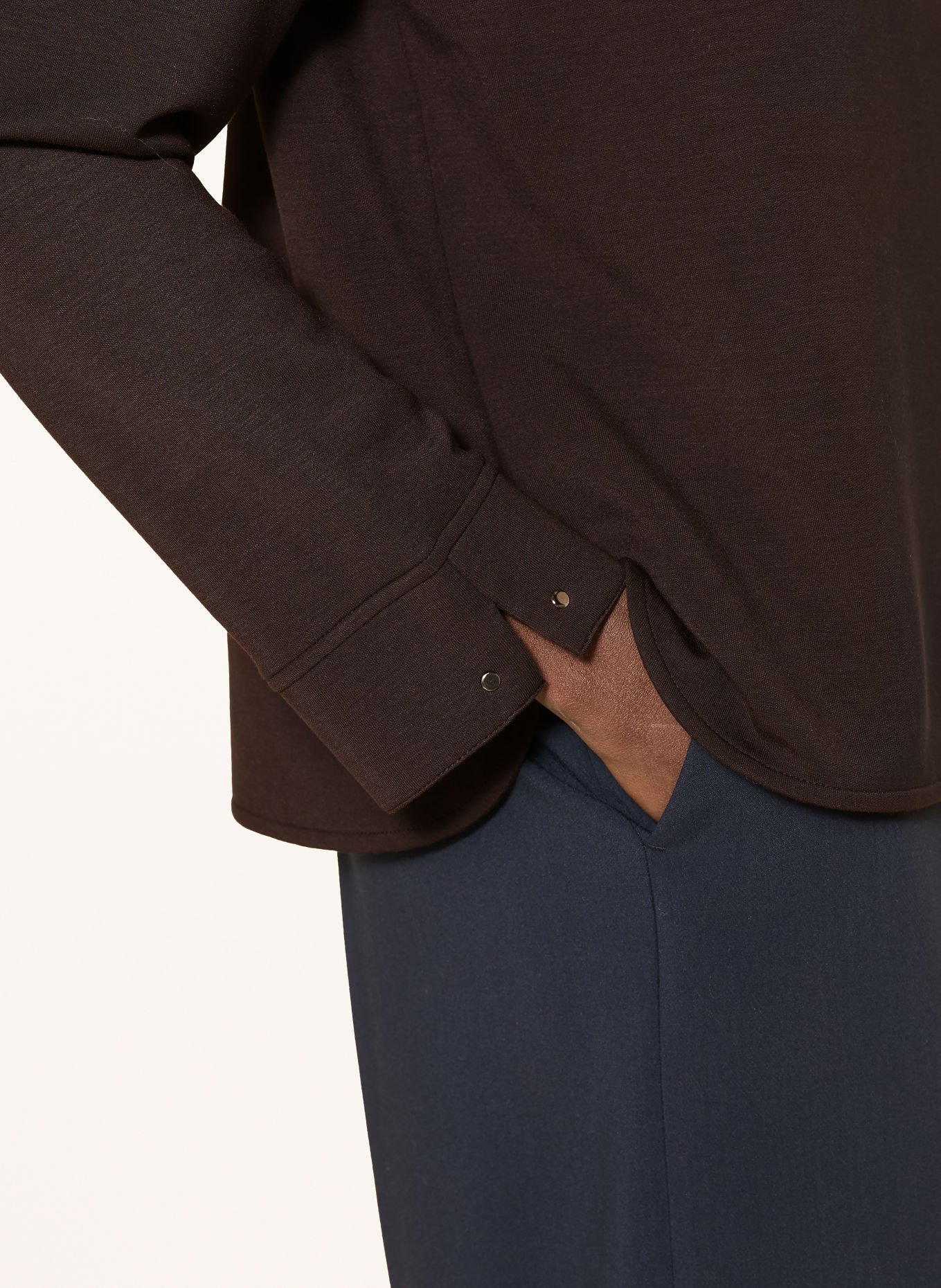 monari Sweatshirt: MÖRKBRUN