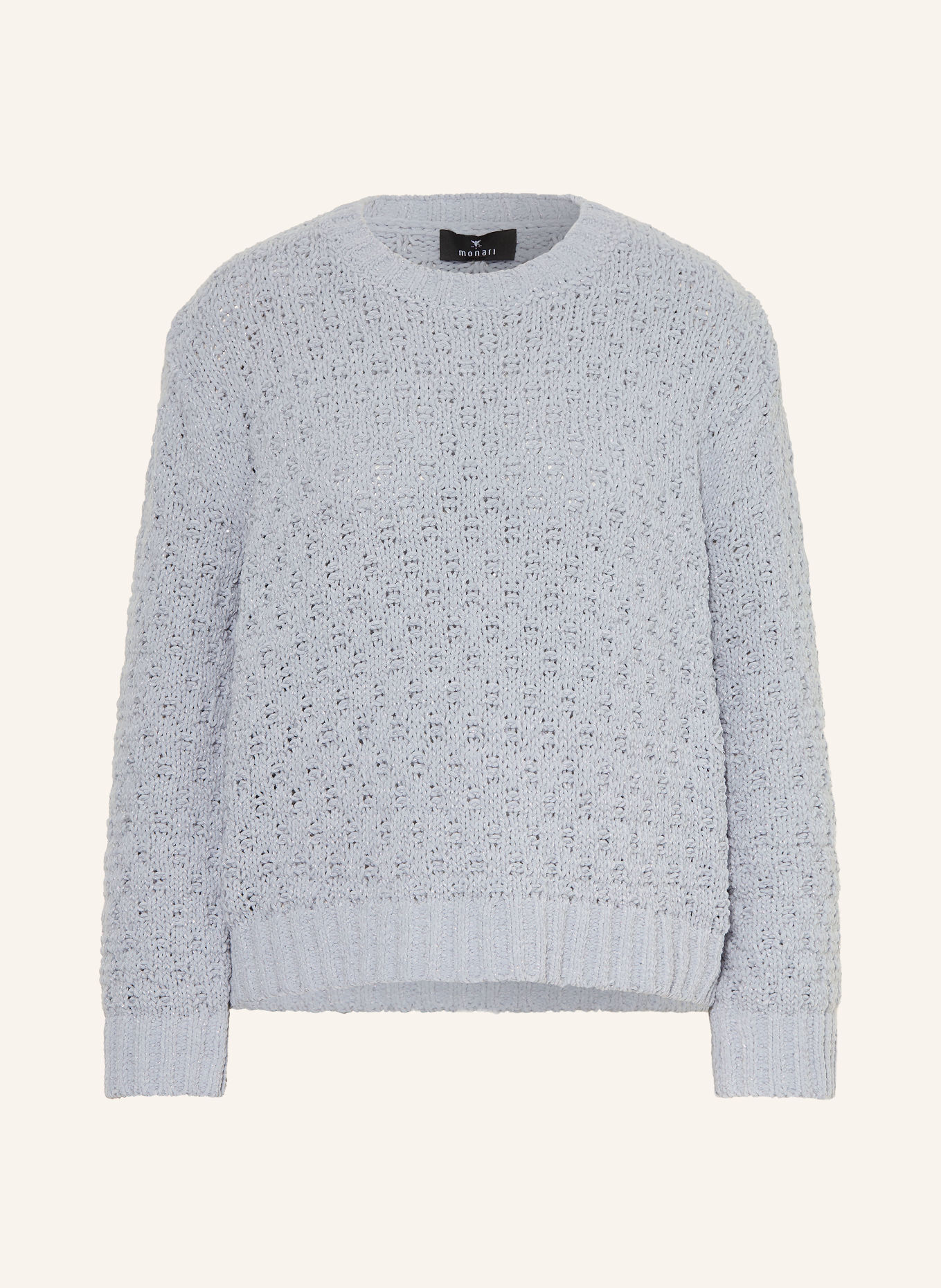 monari Trui met glittergaren: BLAUWGRIJS