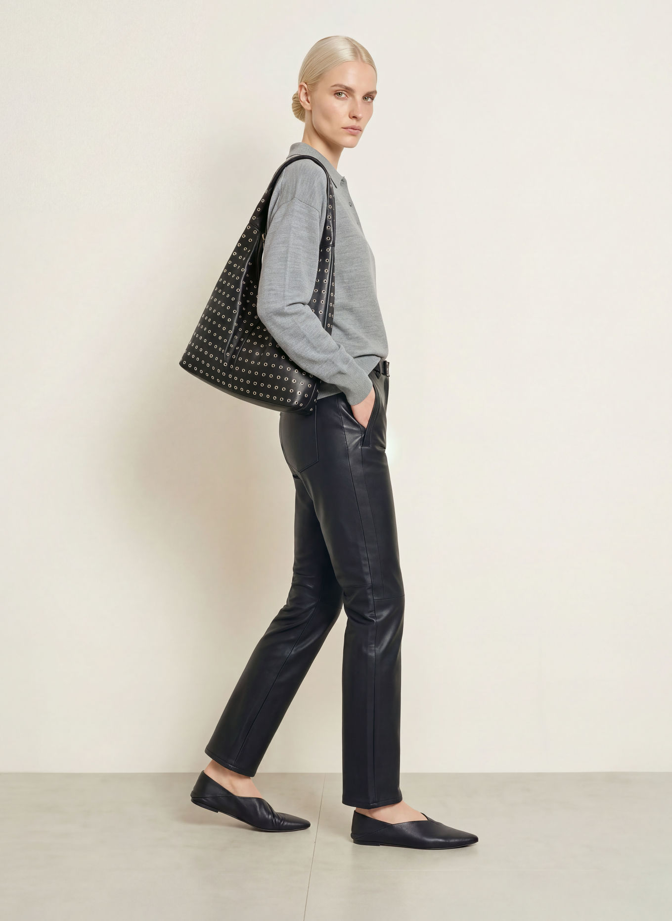monari Broek: ZWART