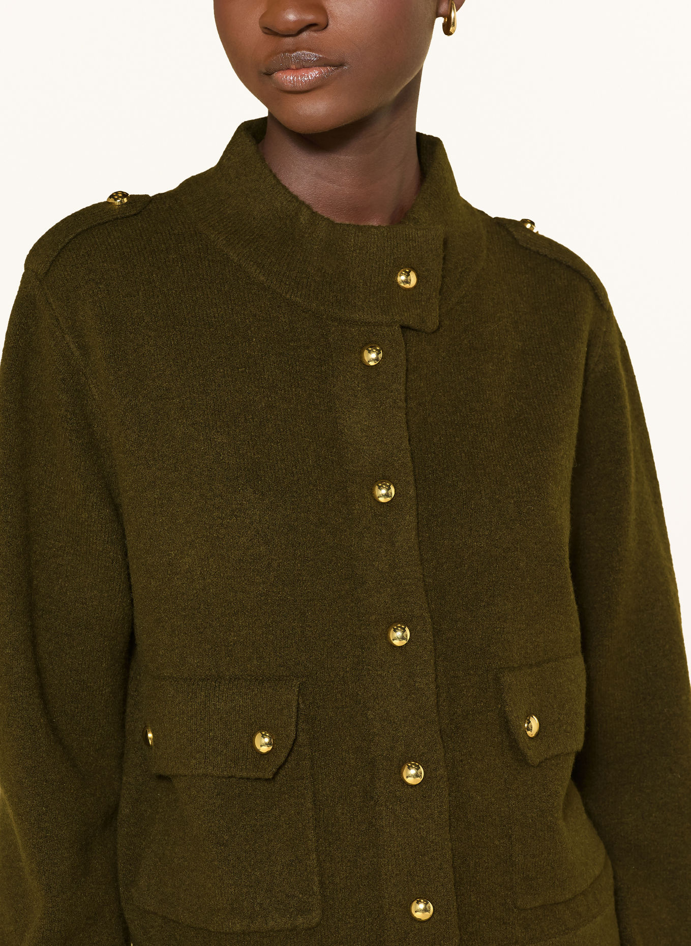 monari Cardigan: KHAKI