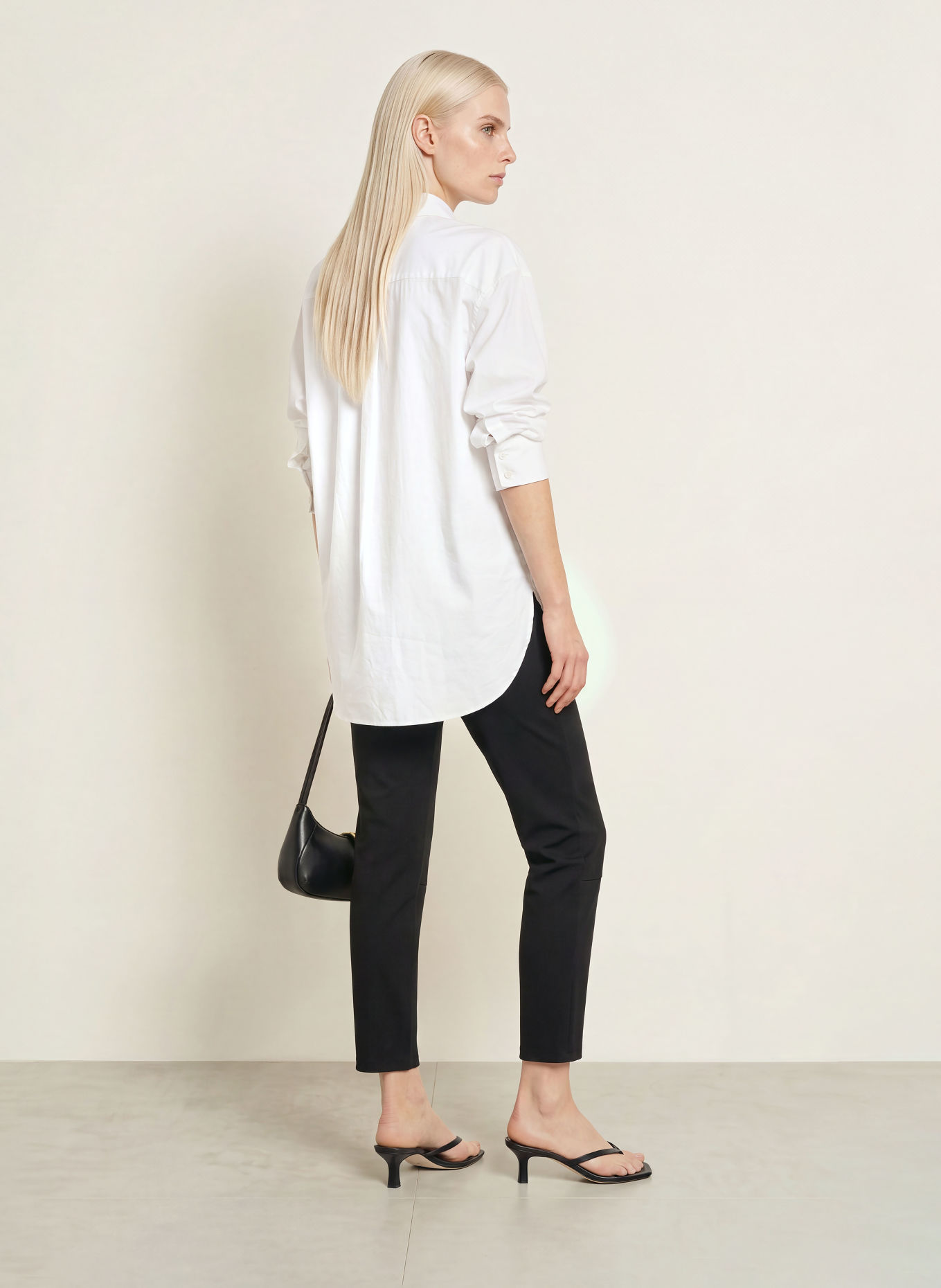 monari Broek in joggingstijl: ZWART