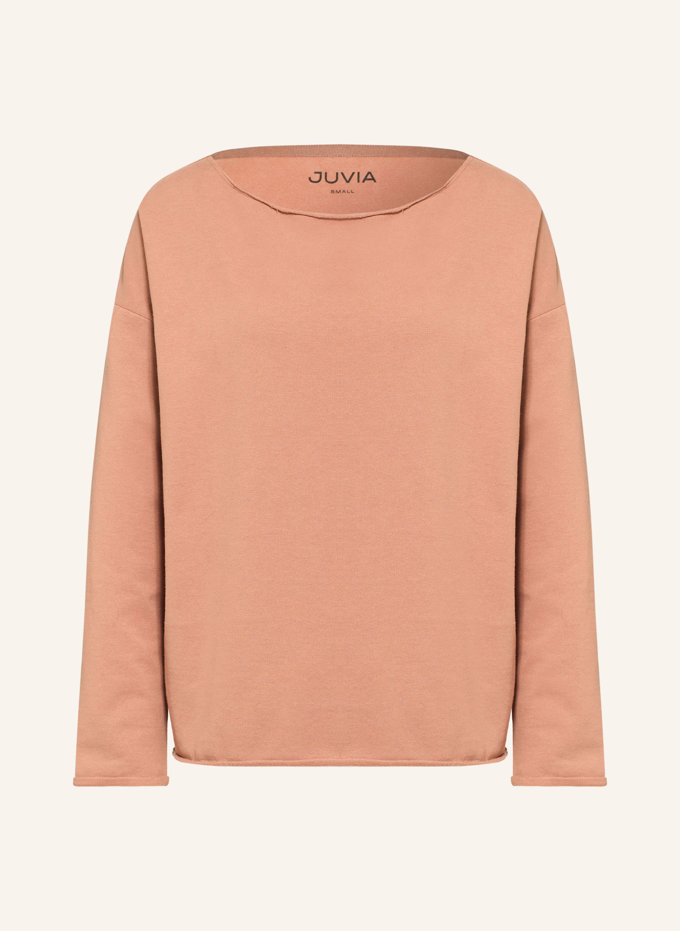 Juvia JUDI Sweatshirt: LIGHT BROWN / BLACK