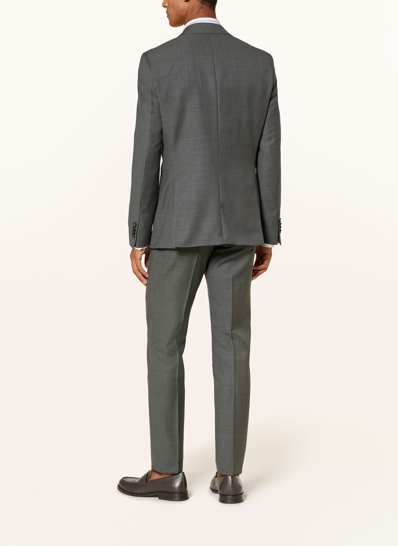 BOSS HUGE Slim Fit Suit: GRAY