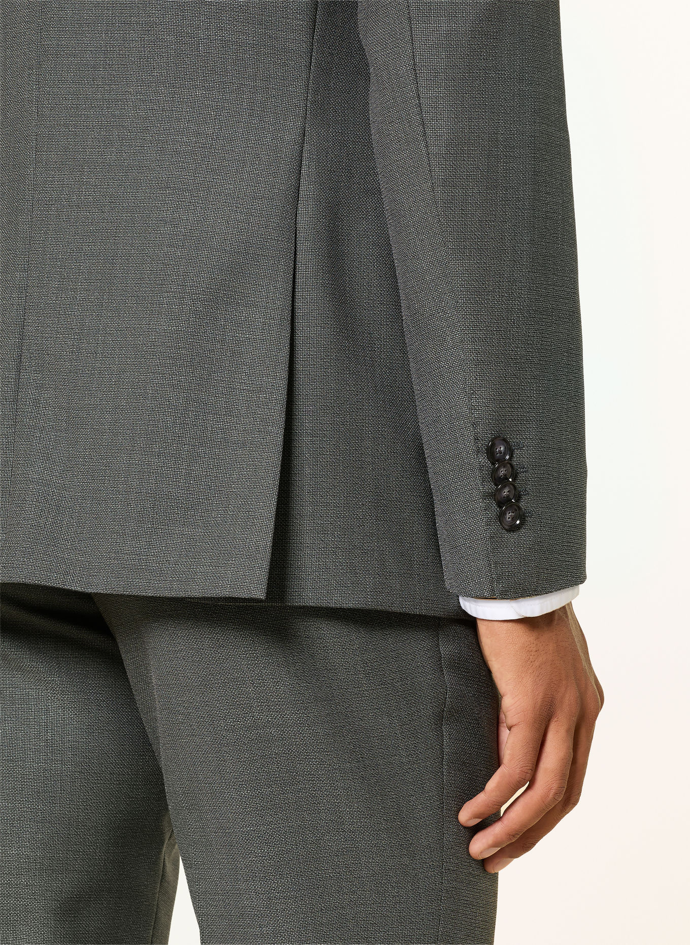 BOSS HUGE Slim Fit Suit: GRAY