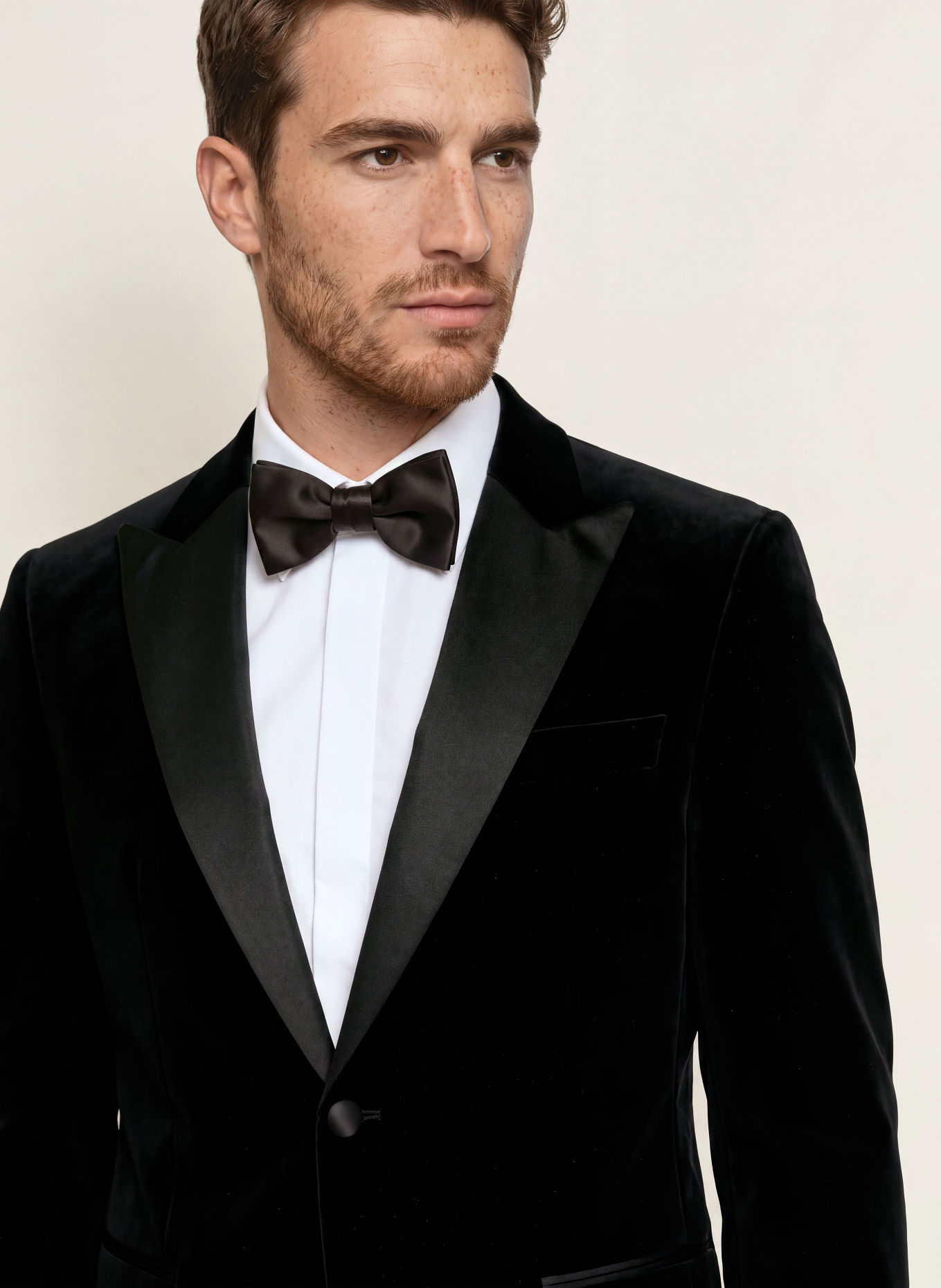 BOSS HUTSON Slim Fit Velvet Blazer: 001 BLACK