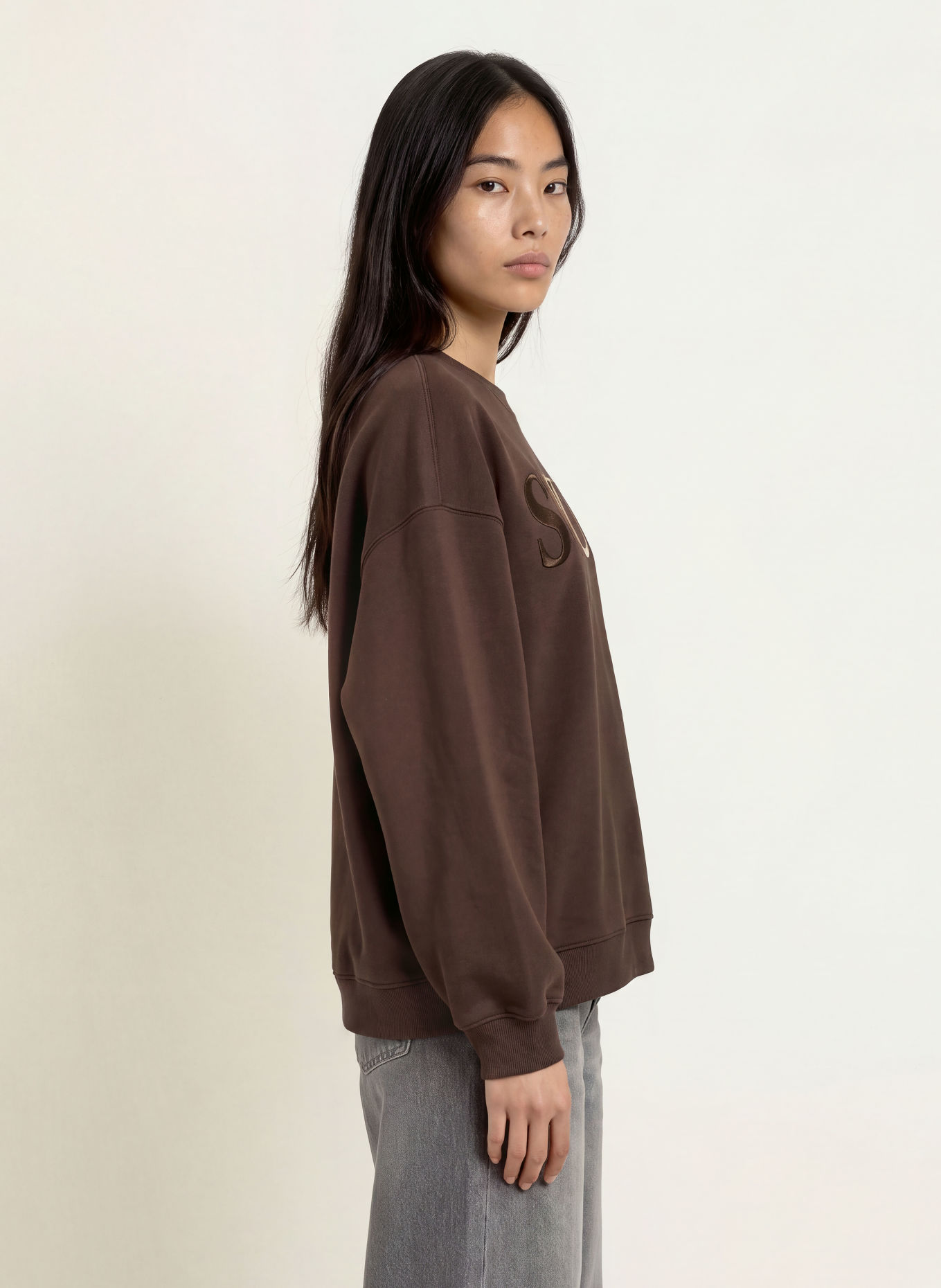 Smith & Soul Oversized-Sweatshirt: DUNKELBRAUN