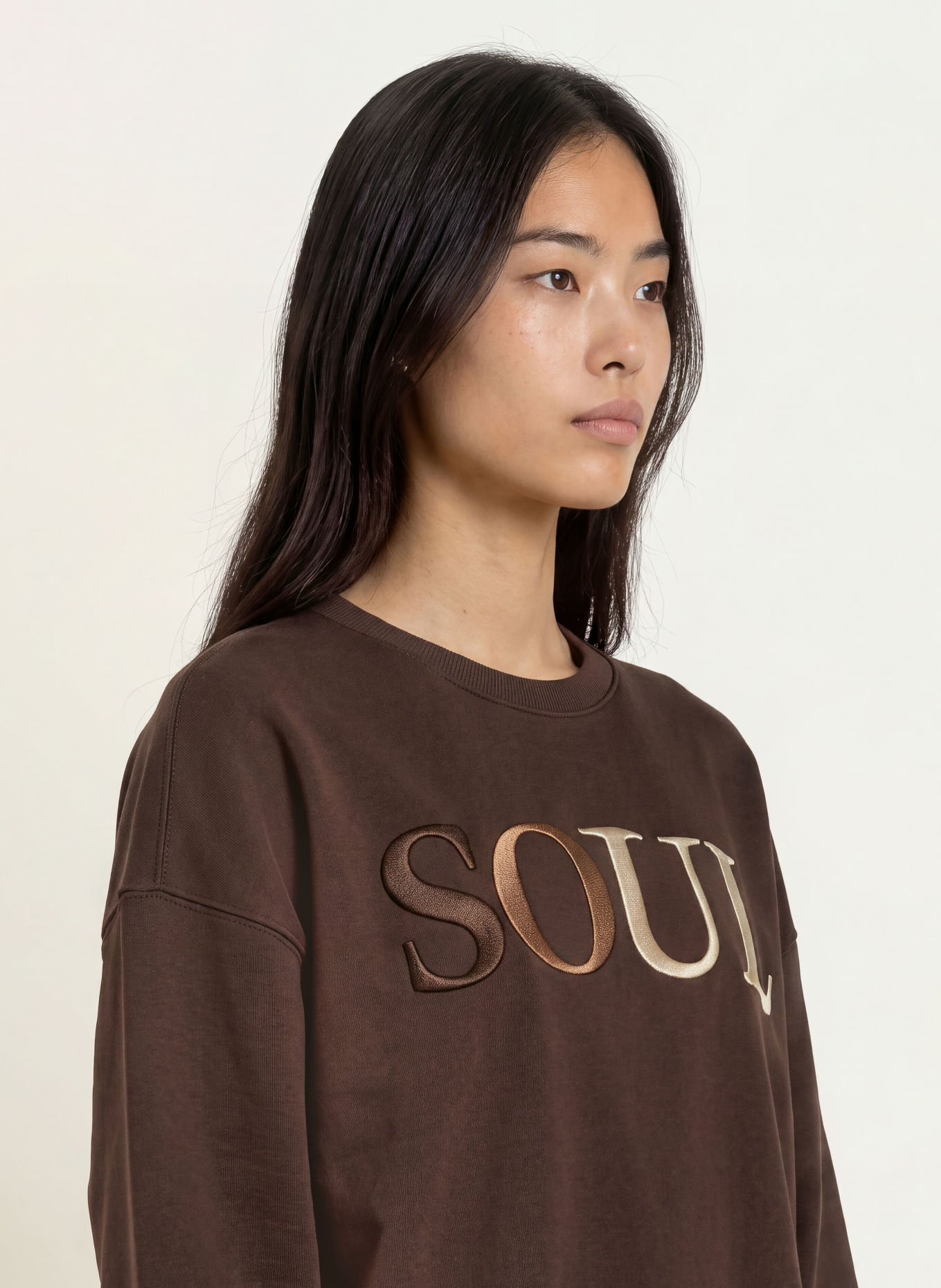 Smith & Soul Oversized-Sweatshirt: DUNKELBRAUN