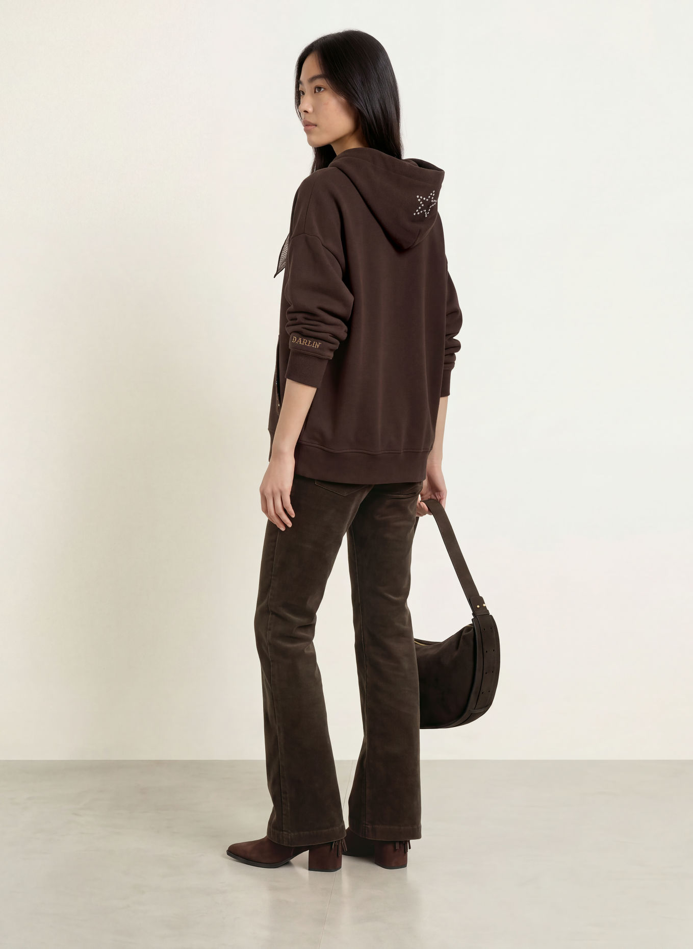 Smith & Soul Hoodie: MÖRKBRUN
