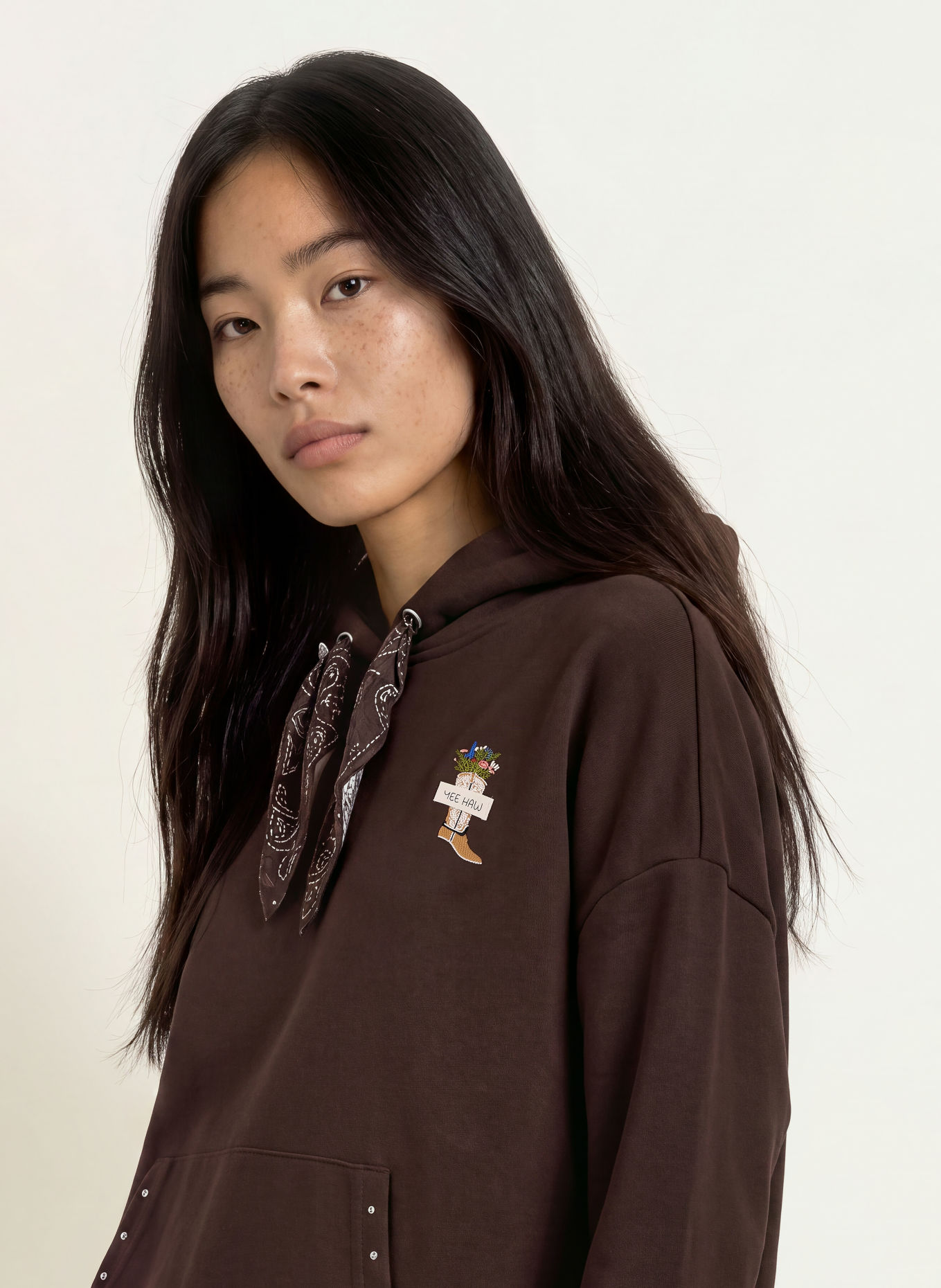 Smith & Soul Hoodie: MÖRKBRUN