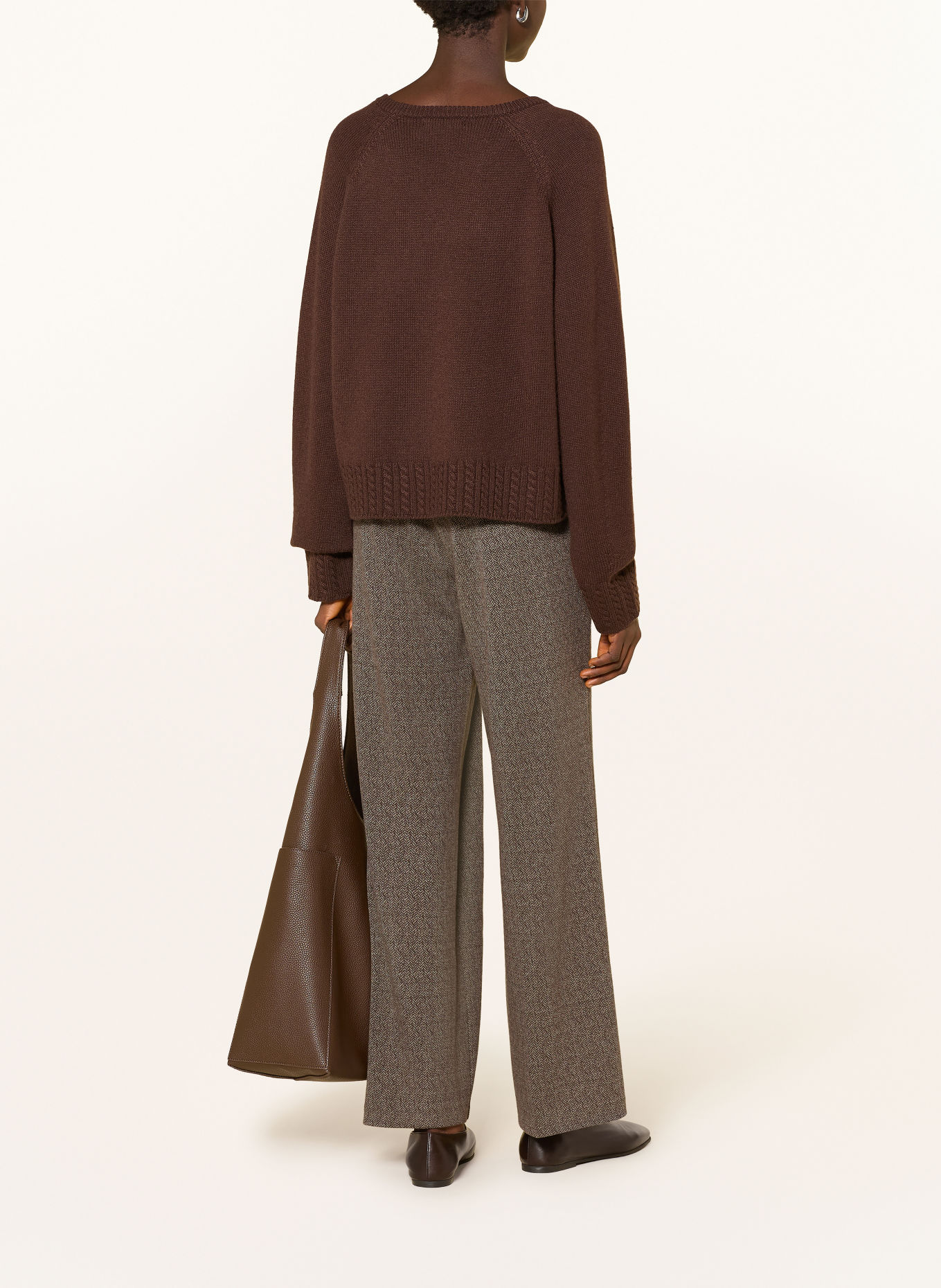 Smith & Soul Trousers: LIGHT BROWN / DARK BROWN