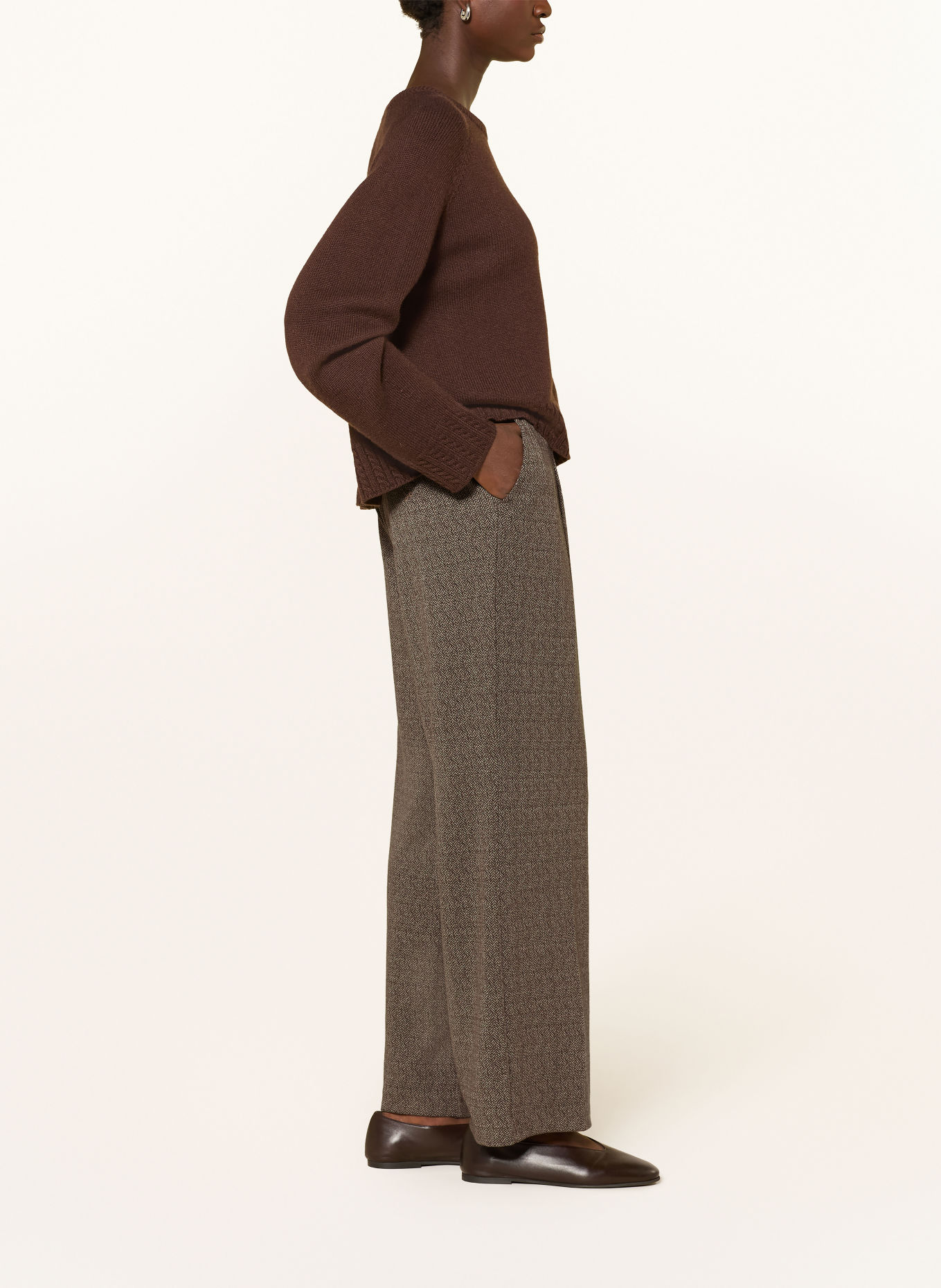 Smith & Soul Trousers: LIGHT BROWN / DARK BROWN