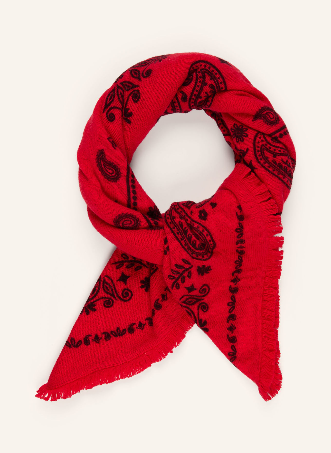 Smith & Soul Foulard: ROUGE / NOIR