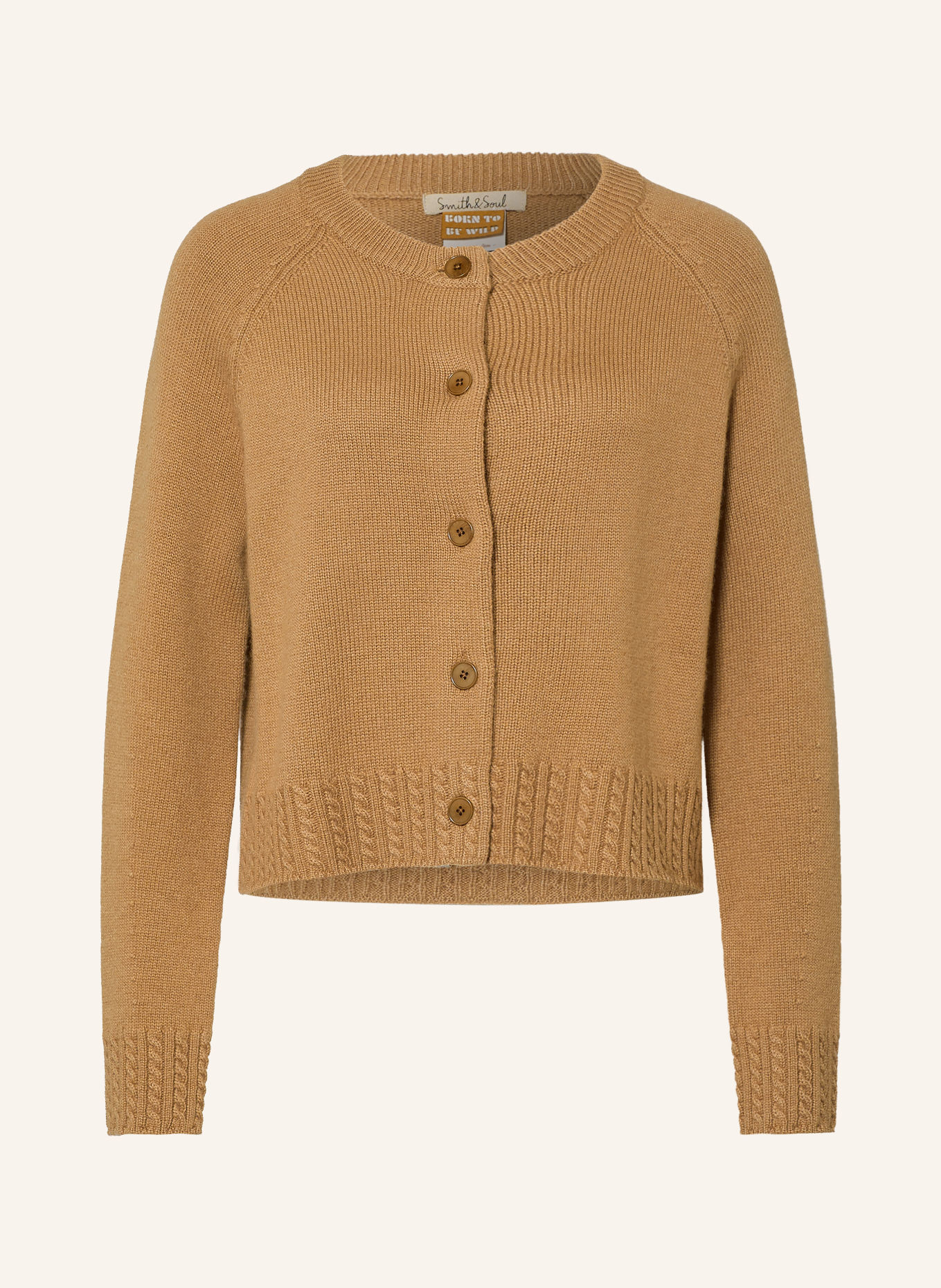 Smith & Soul Cardigan: CAMEL