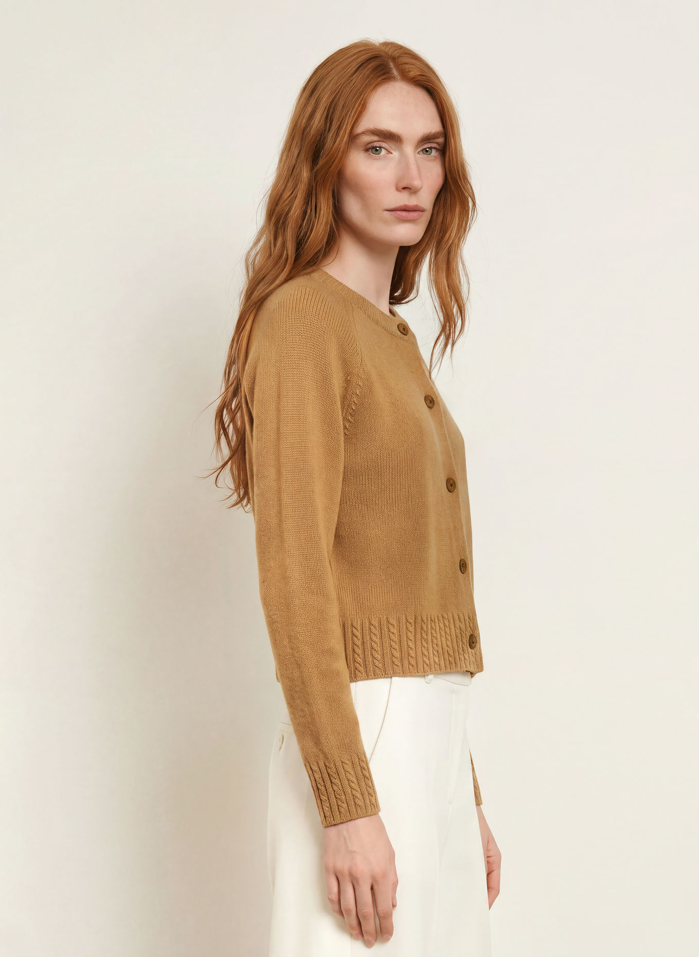 Smith & Soul Cardigan: CAMEL
