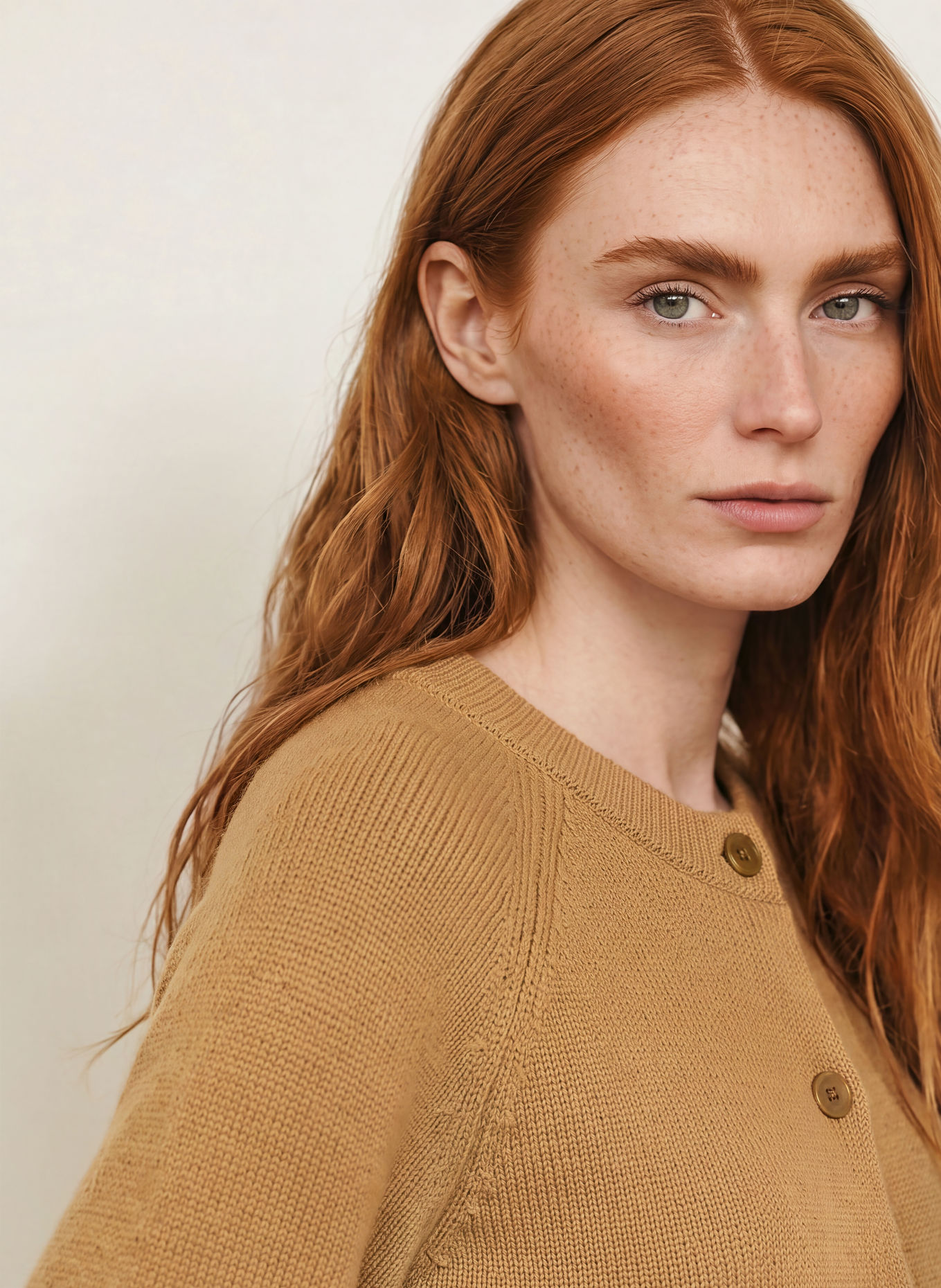 Smith & Soul Cardigan: CAMEL