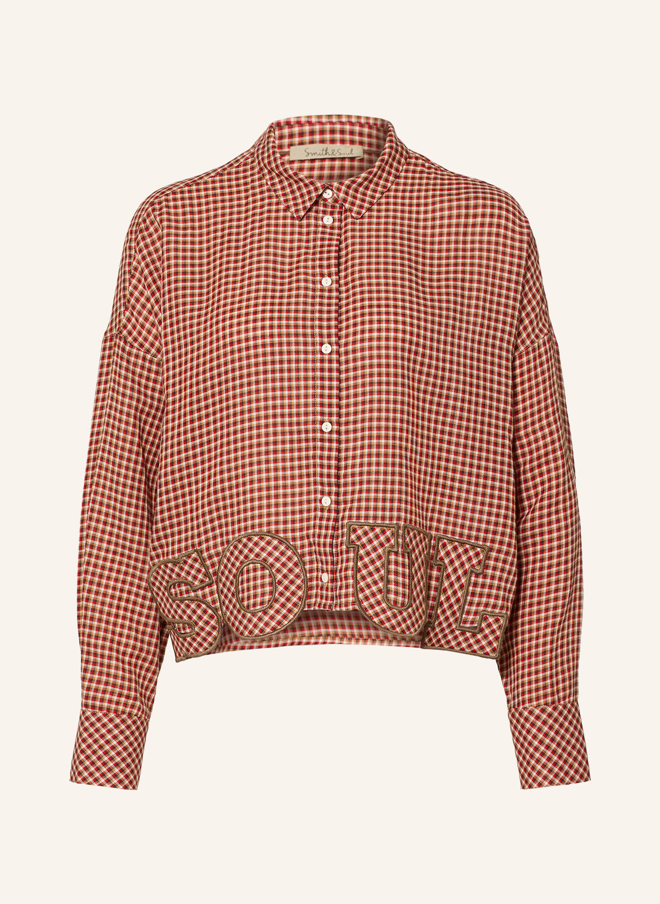 Smith & Soul Chemisier: ROUGE / CHAMEAU / NOIR
