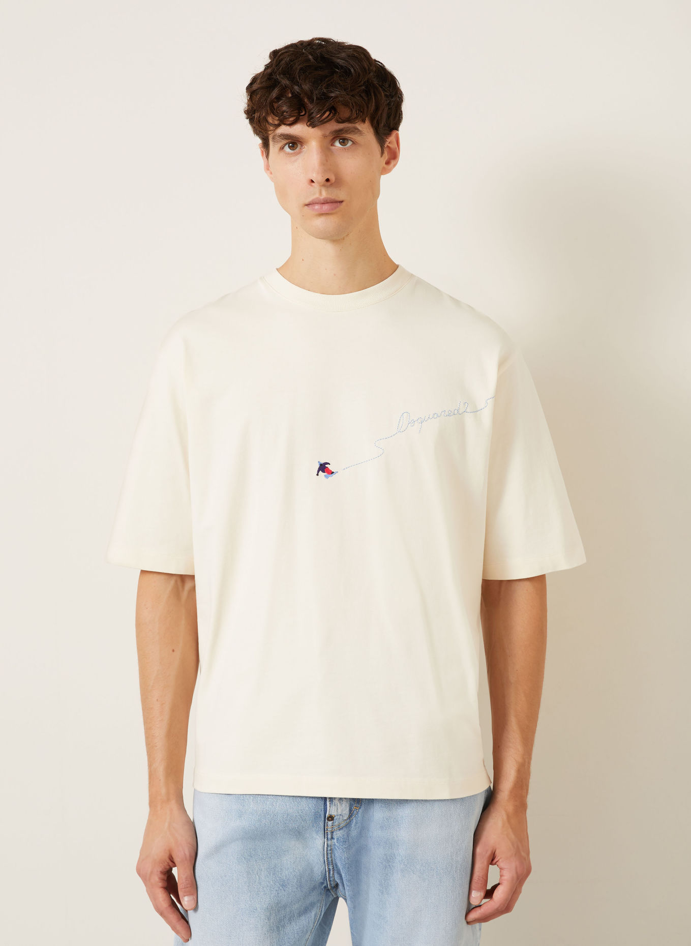 DSQUARED2 T-shirt: CRÈME