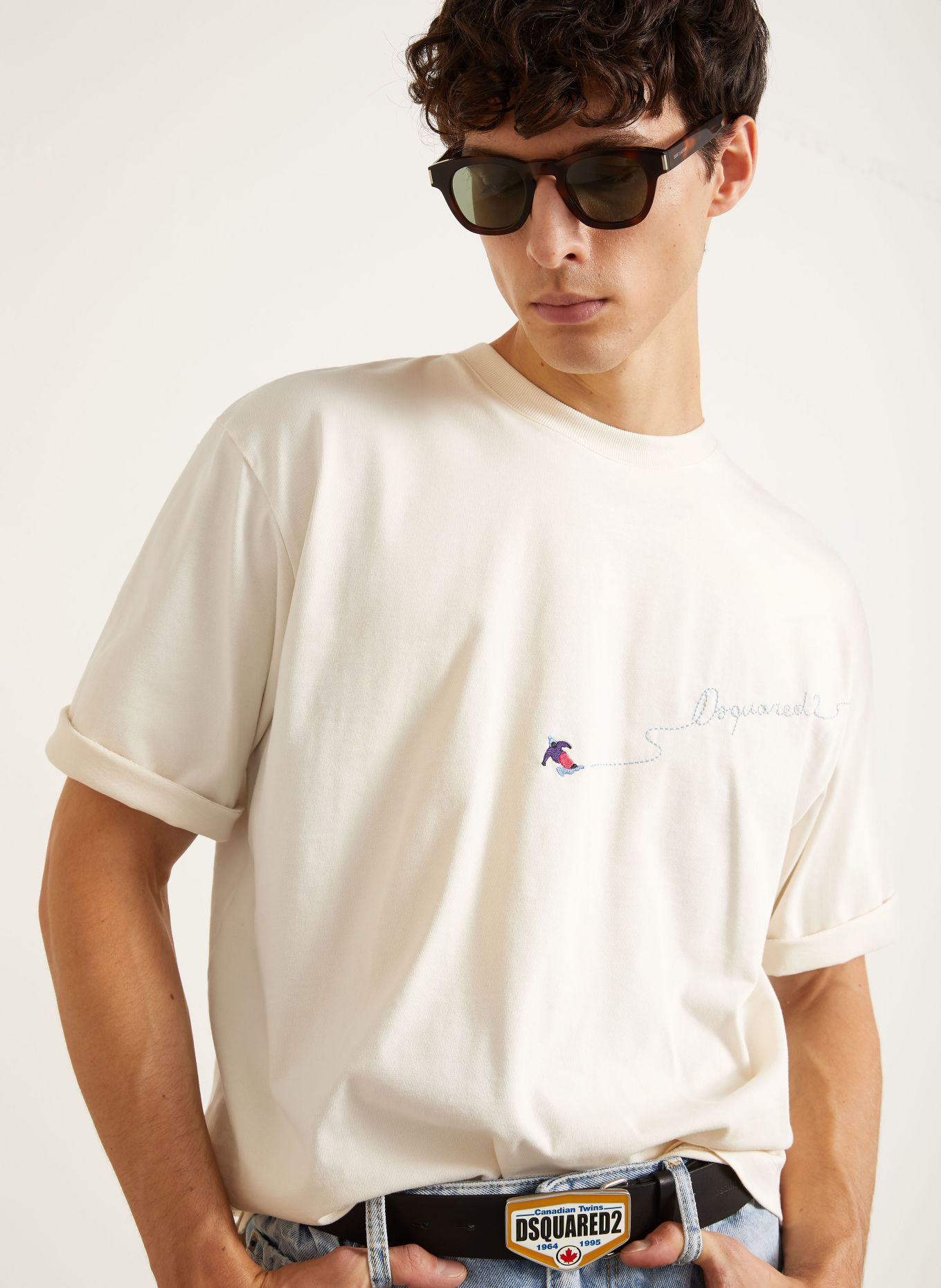 DSQUARED2 T-shirt: CRÈME