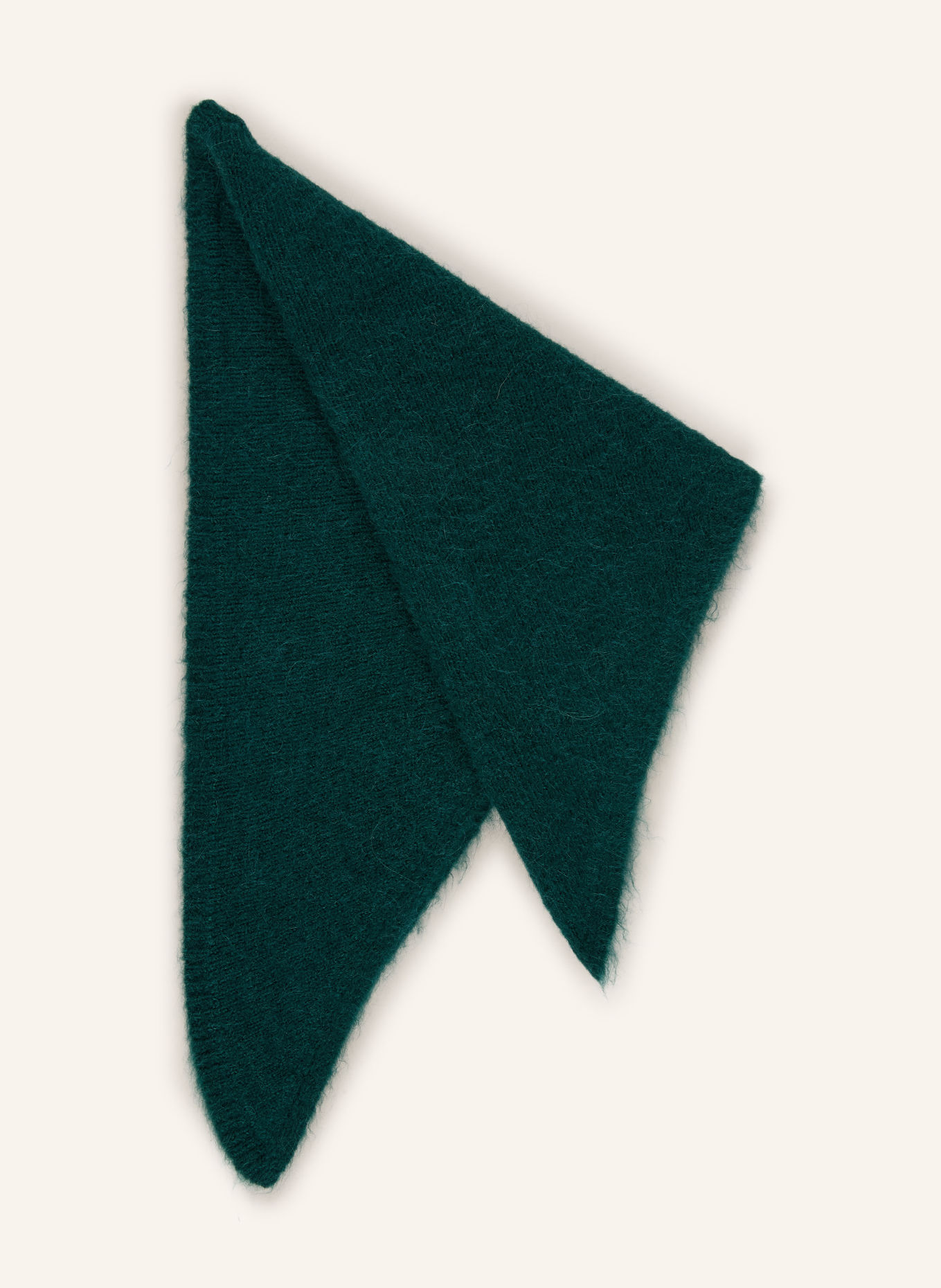 Rich & Royal Triangular scarf: DARK GREEN
