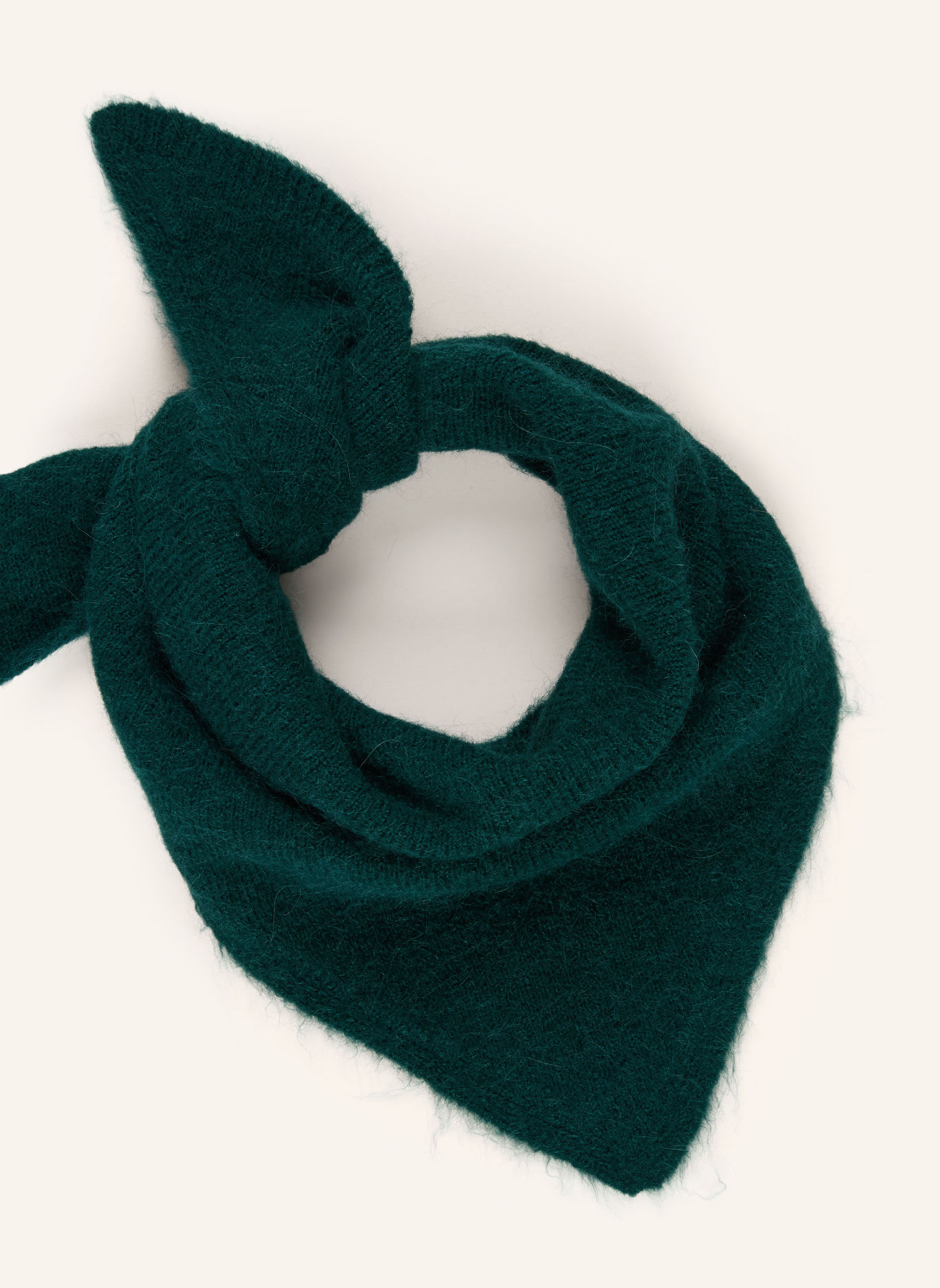 Rich & Royal Triangular scarf: DARK GREEN