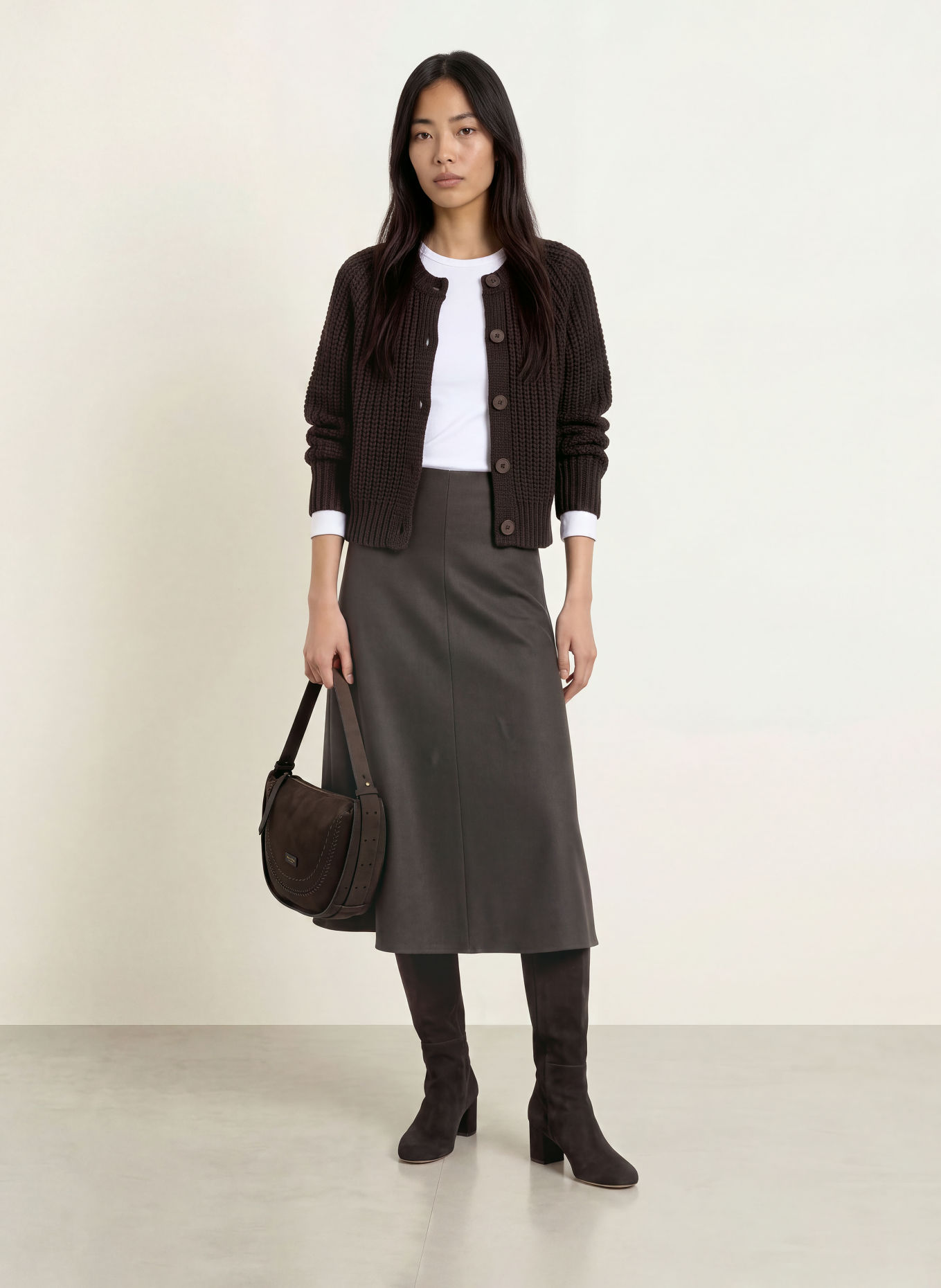 Rich & Royal Rok: MARRON FONCÉ