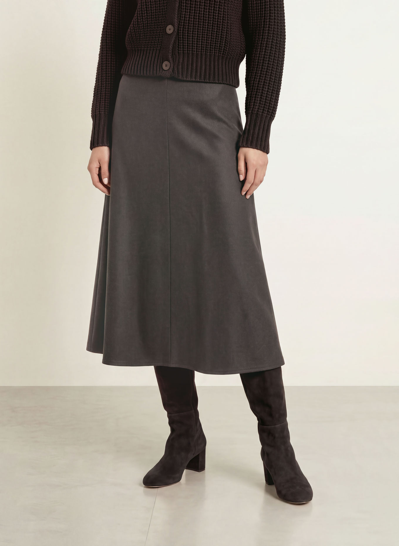 Rich & Royal Rok: MARRON FONCÉ