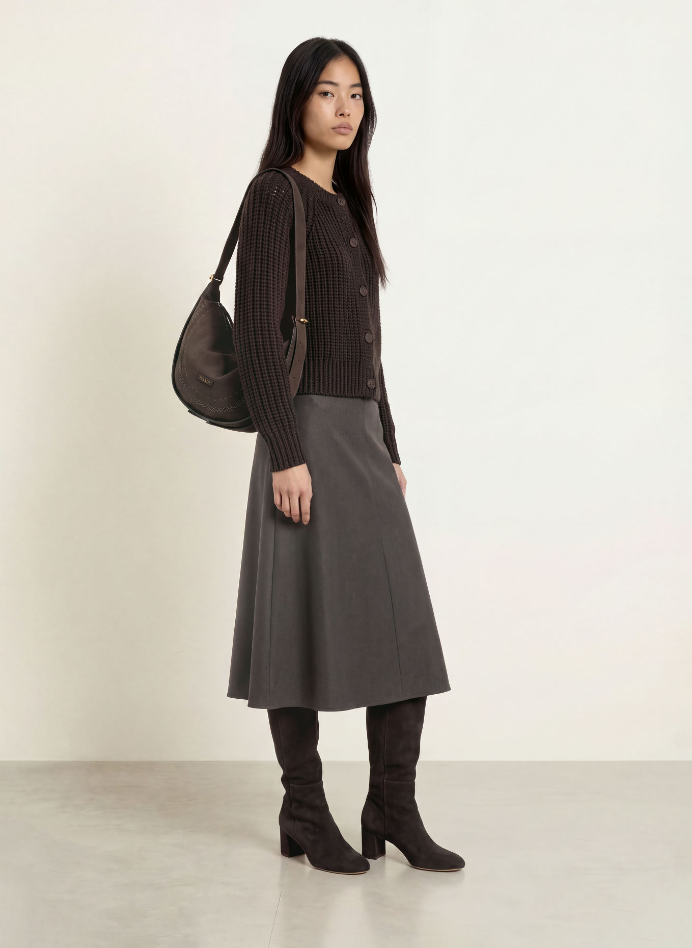 Rich & Royal Rok: MARRON FONCÉ