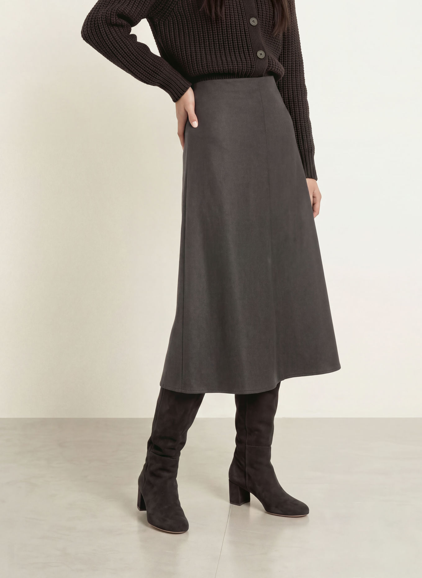 Rich & Royal Rok: MARRON FONCÉ