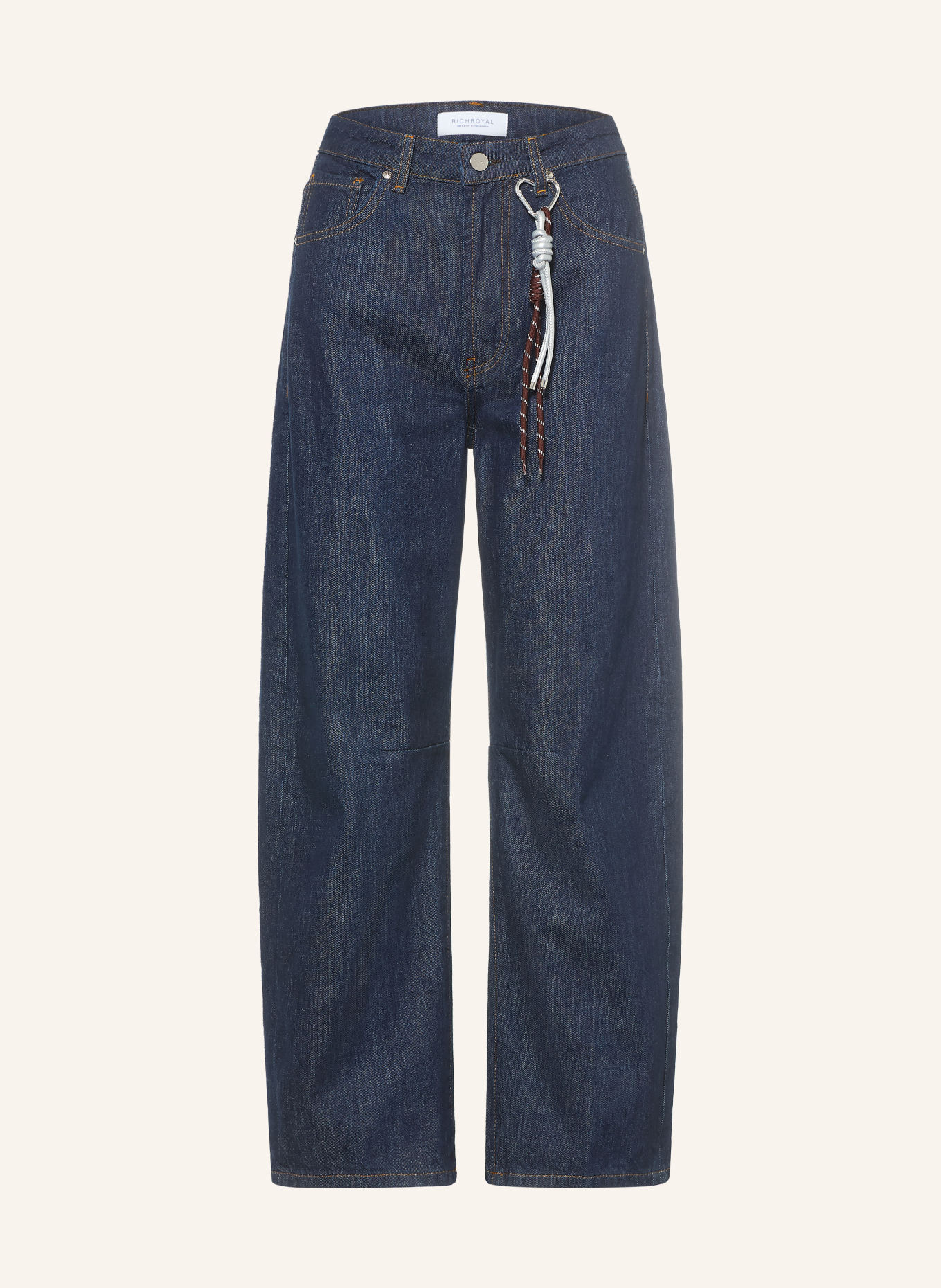 Rich & Royal Barrel-leg jeans: 700 DENIM BLUE