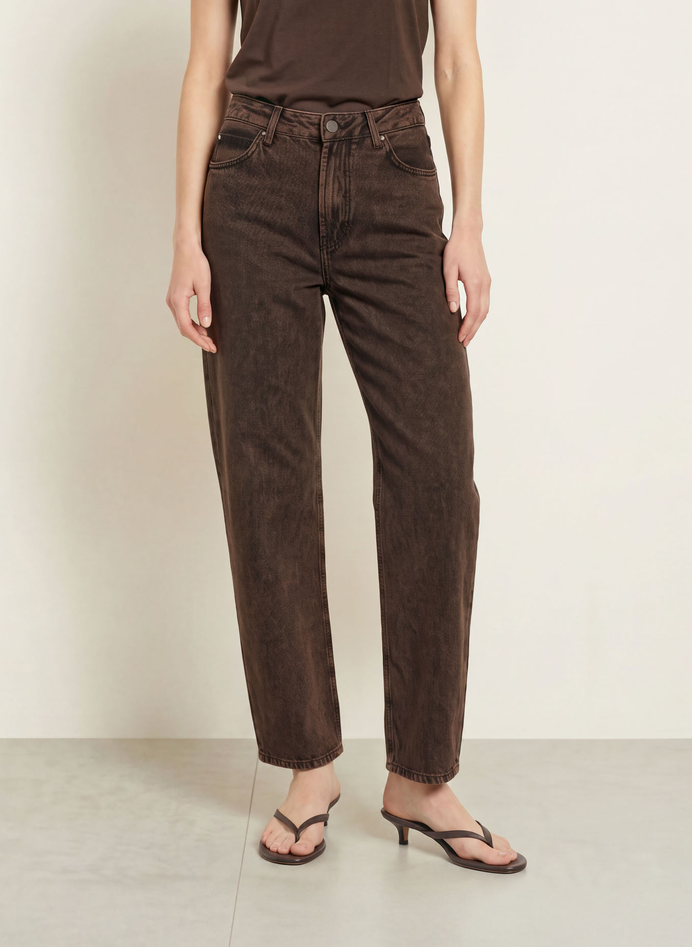 Rich & Royal Barrel Jeans: 298 chocolate torte