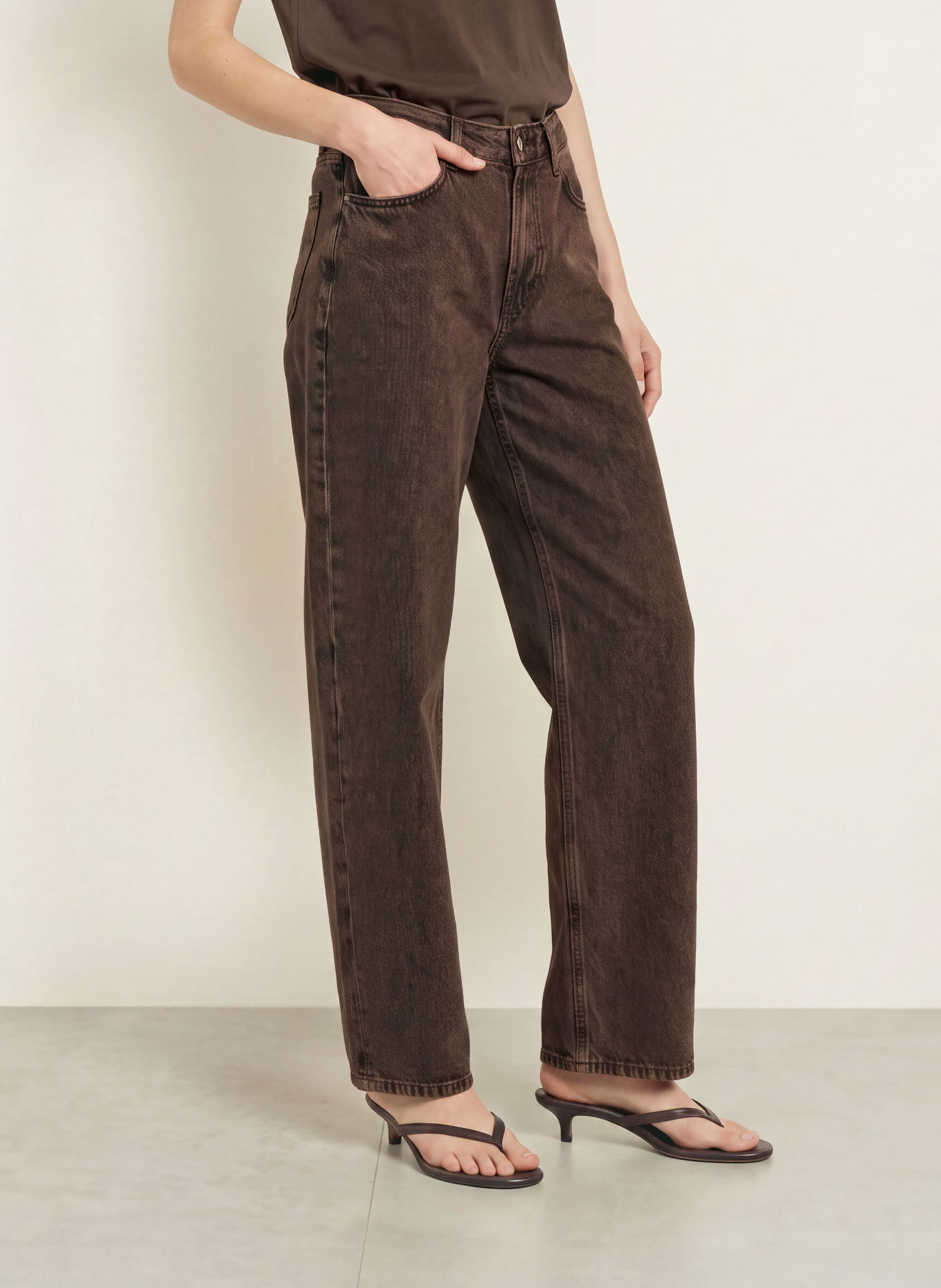 Rich & Royal Barrel Jeans: 298 chocolate torte