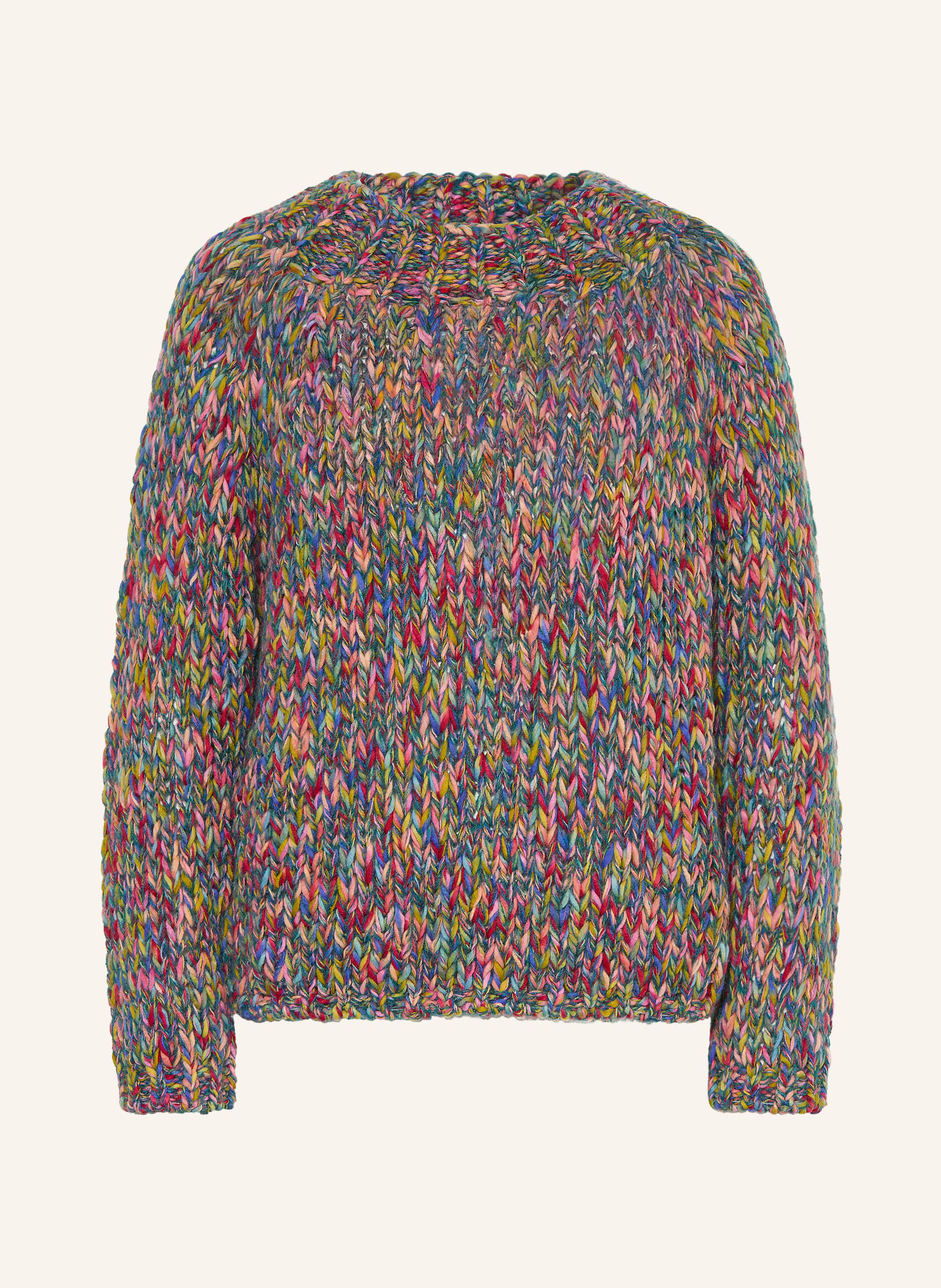 Rich & Royal Pullover: GRÜN / LACHS / BLAU