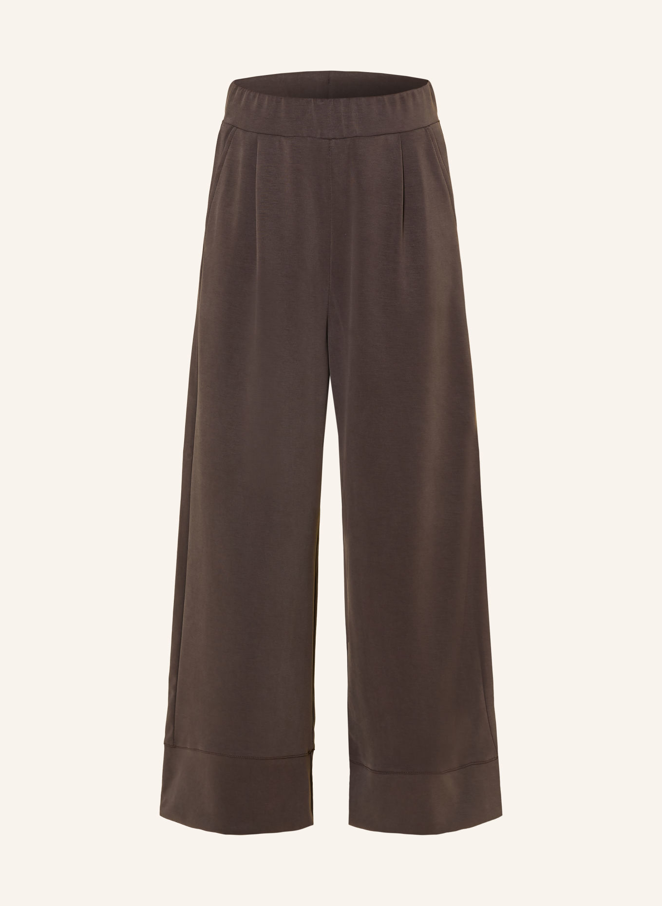 Rich & Royal Jersey Culottes: DARK BROWN
