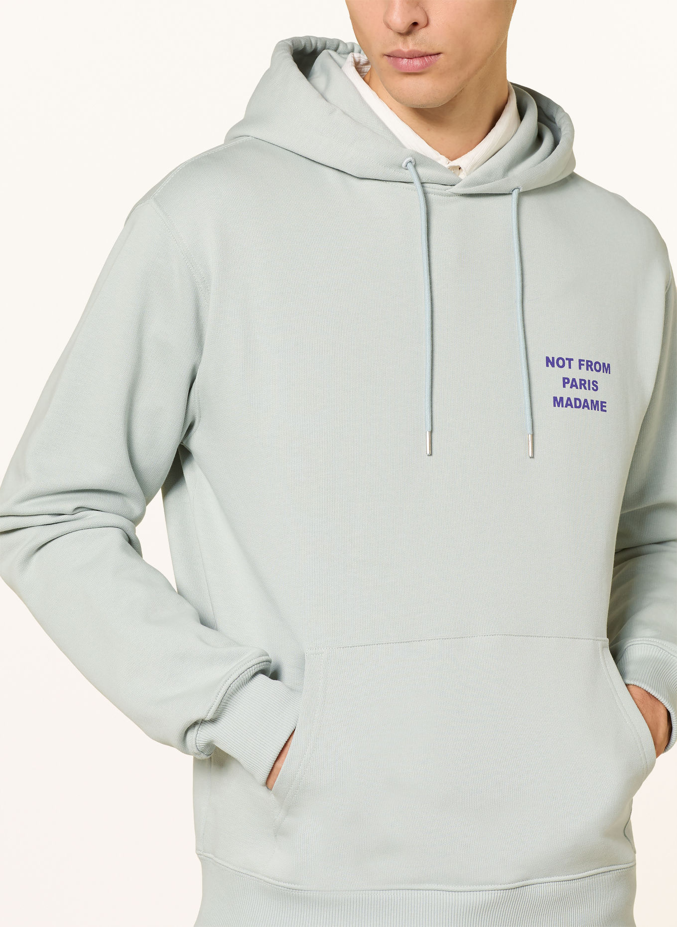 DRÔLE DE MONSIEUR Hoodie: CRÈME