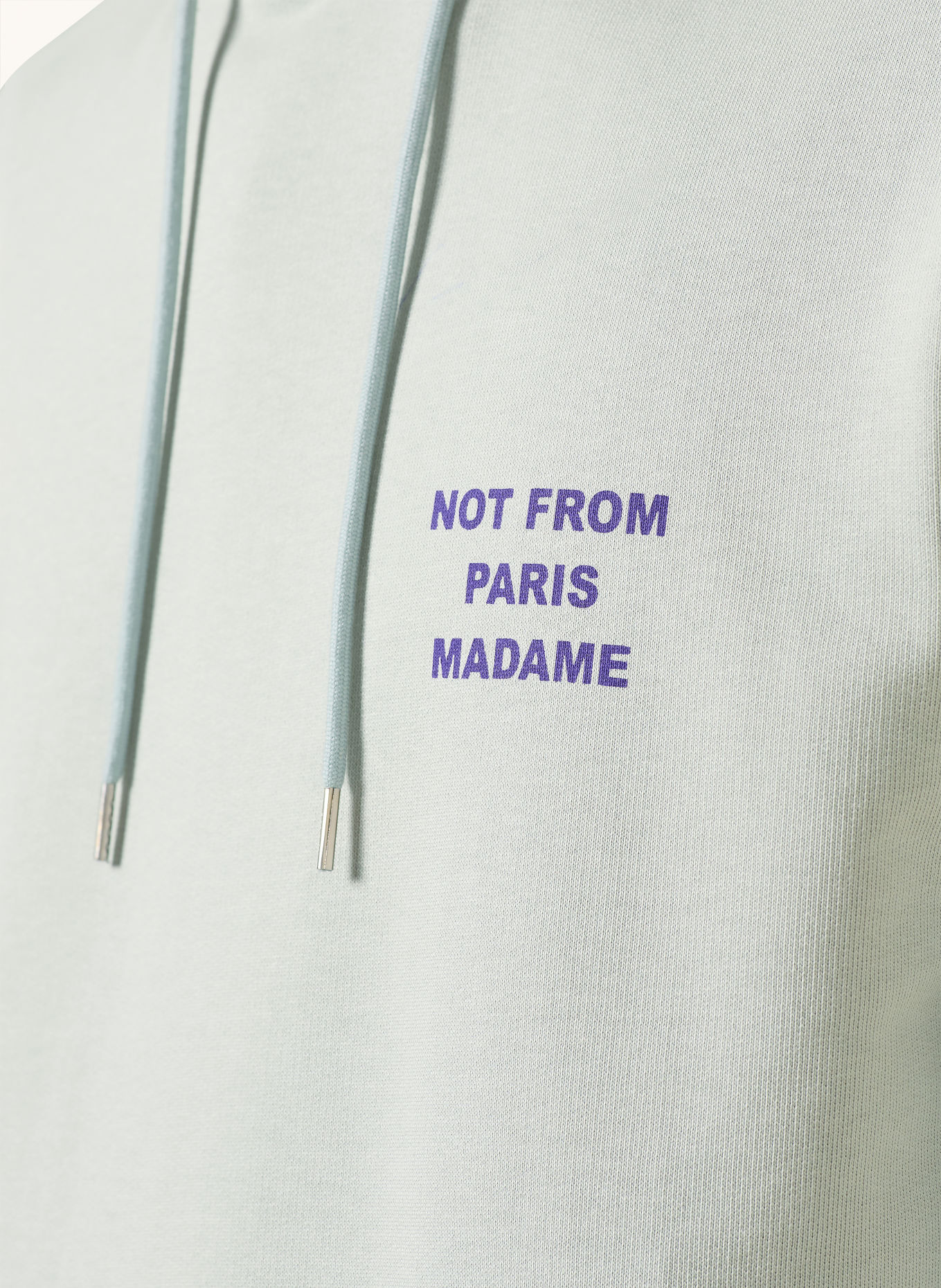 DRÔLE DE MONSIEUR Hoodie: CRÈME