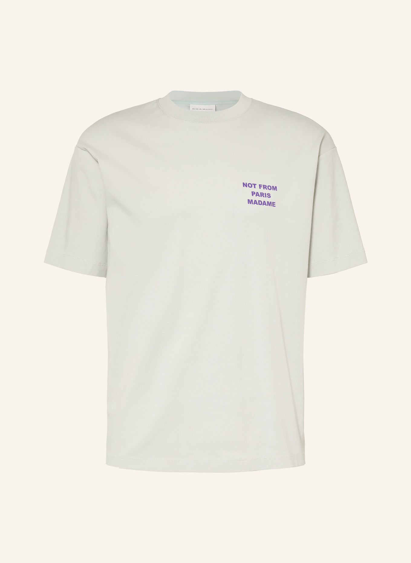 DRÔLE DE MONSIEUR T-shirt: LJUSGRÅ / LILA