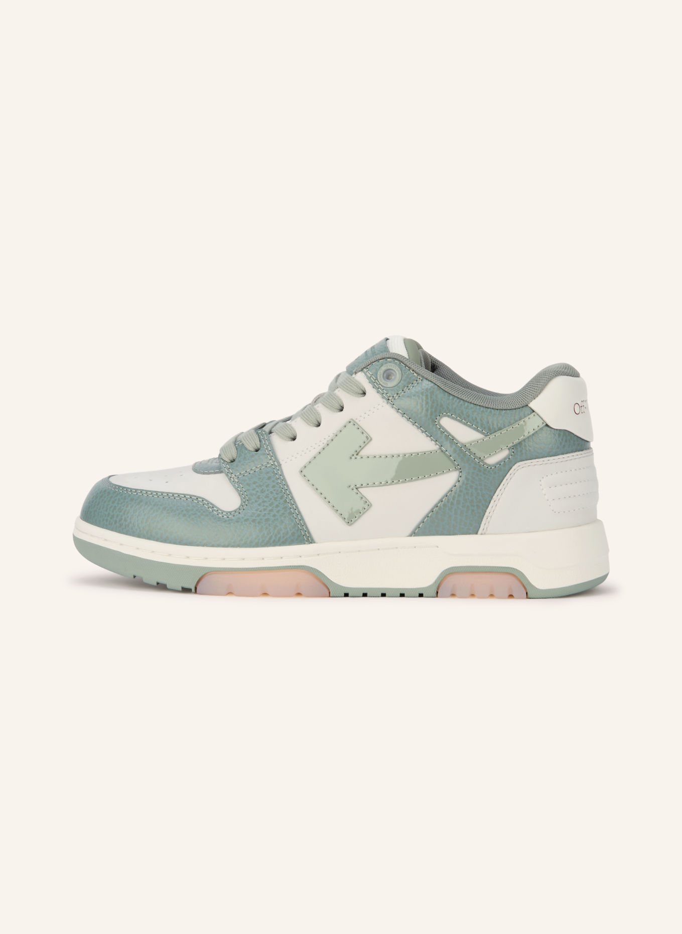 Off-White OUT OF OFFICE Sneakers: WHITE / MINT