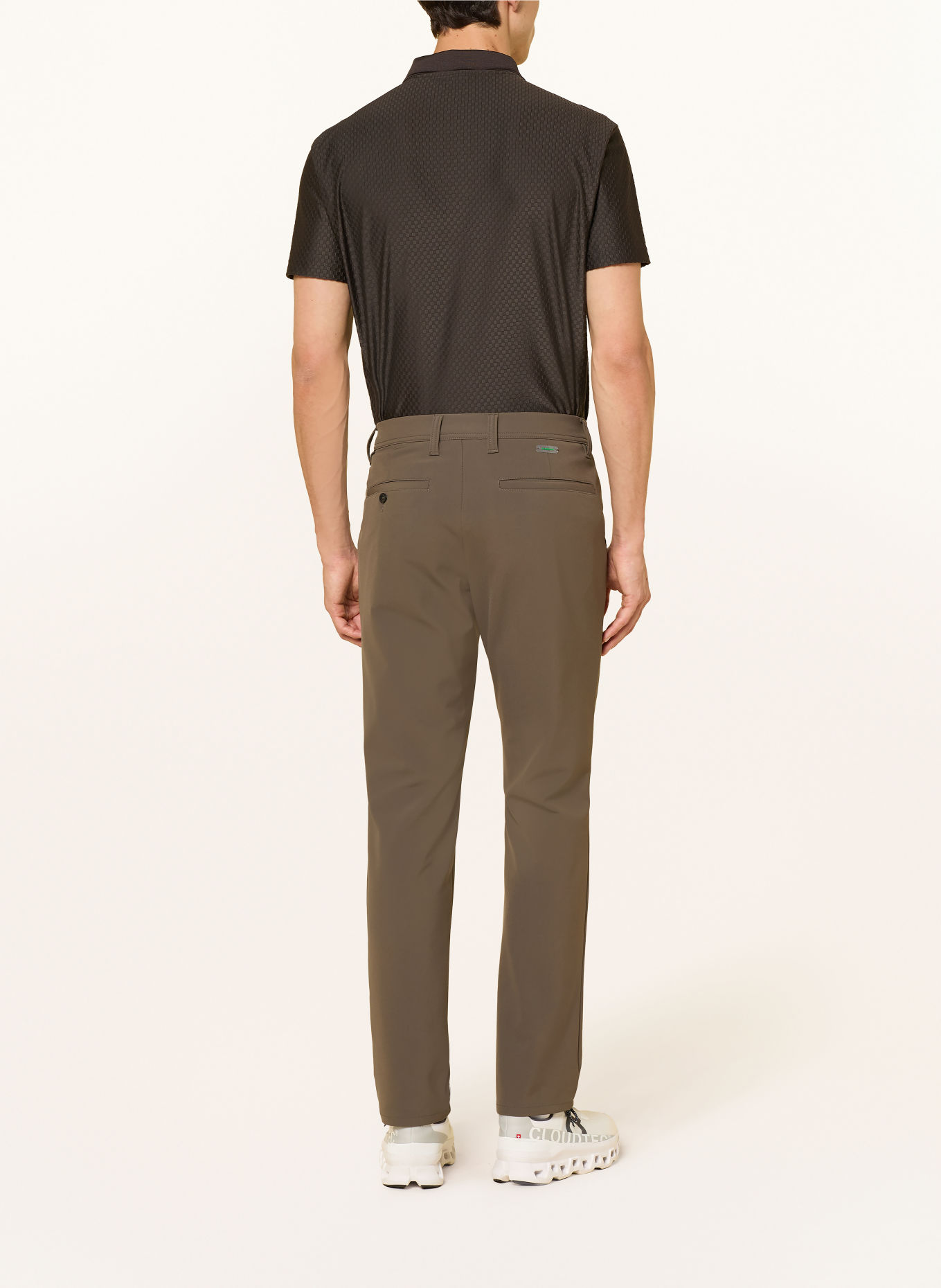 EA7 EMPORIO ARMANI Functioneel poloshirt: MARRON FONCÉ
