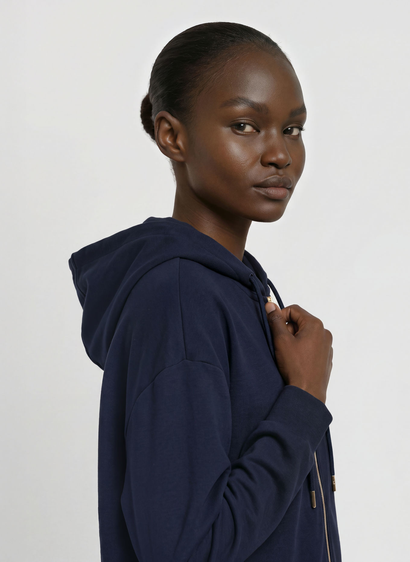 EA7 EMPORIO ARMANI Sweatjacke TRAIN CORE: DUNKELBLAU