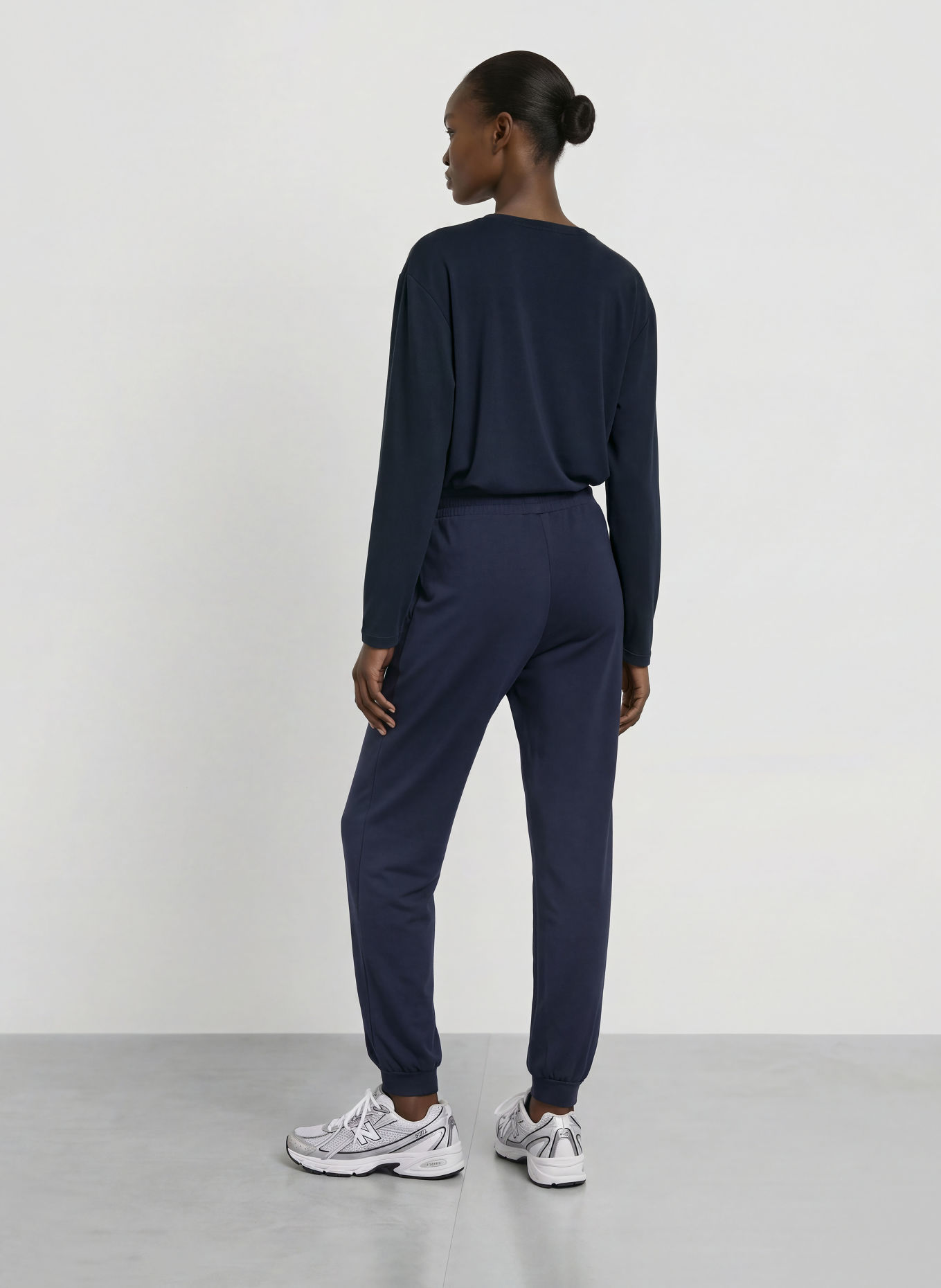 EA7 EMPORIO ARMANI Longsleeve TRAIN CORE: DONKERBLAUW