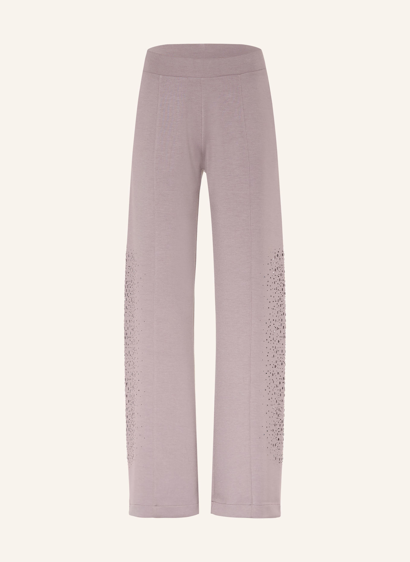 EA7 EMPORIO ARMANI Sweatpants met sierstenen: TAUPE