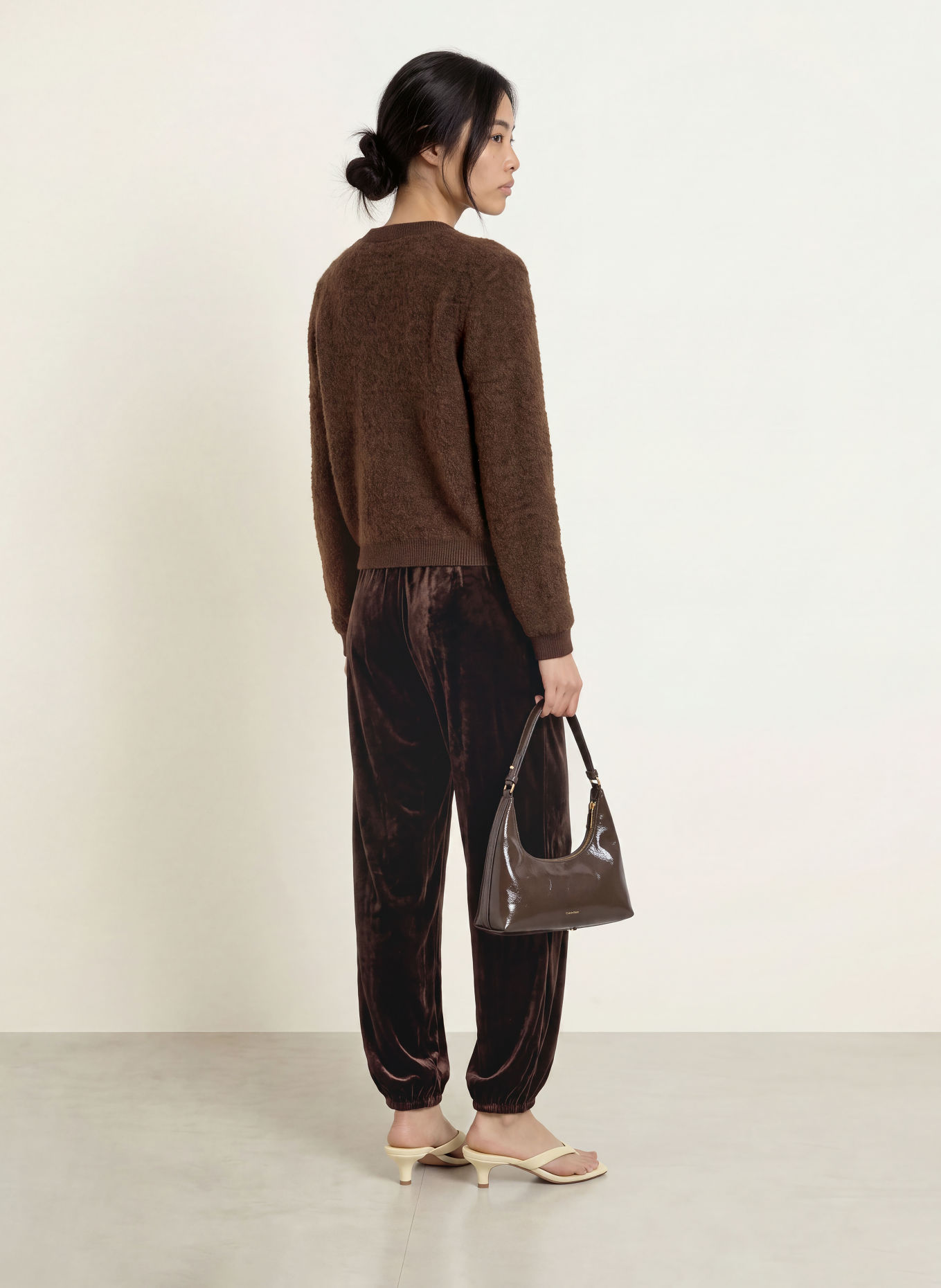 MSCH COPENHAGEN Strickjacke MSCHTAILE NERIDA: DUNKELBRAUN