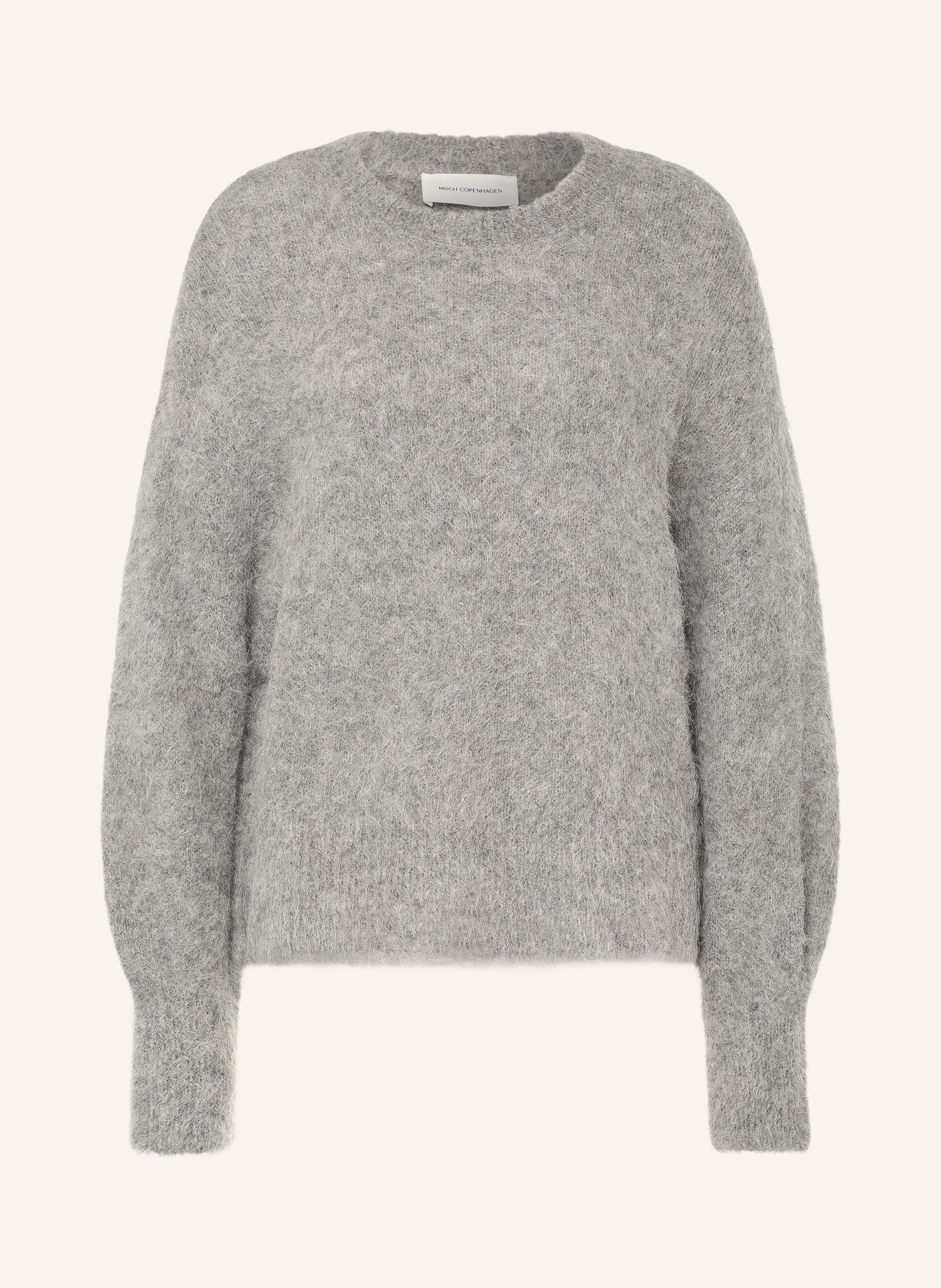 MSCH COPENHAGEN Pullover MSCHTILA SALMIA mit Alpaka: GRAU