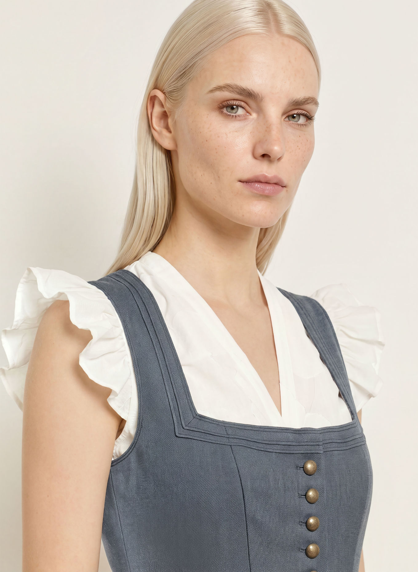 KRÜGER Dirndl NABILA: DONKERGRIJS