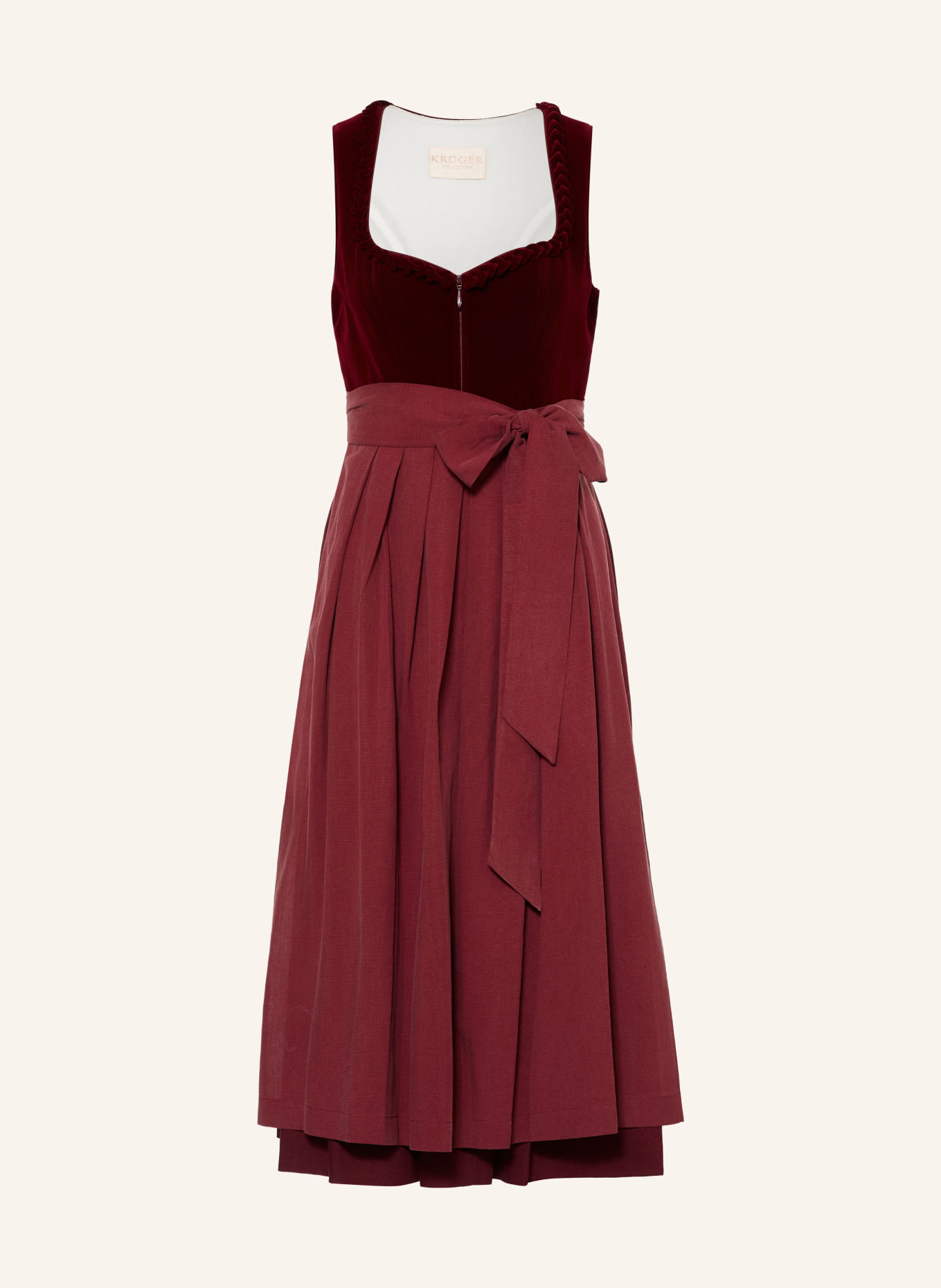 KRÜGER Dirndl NAOMIE: DUNKELROT